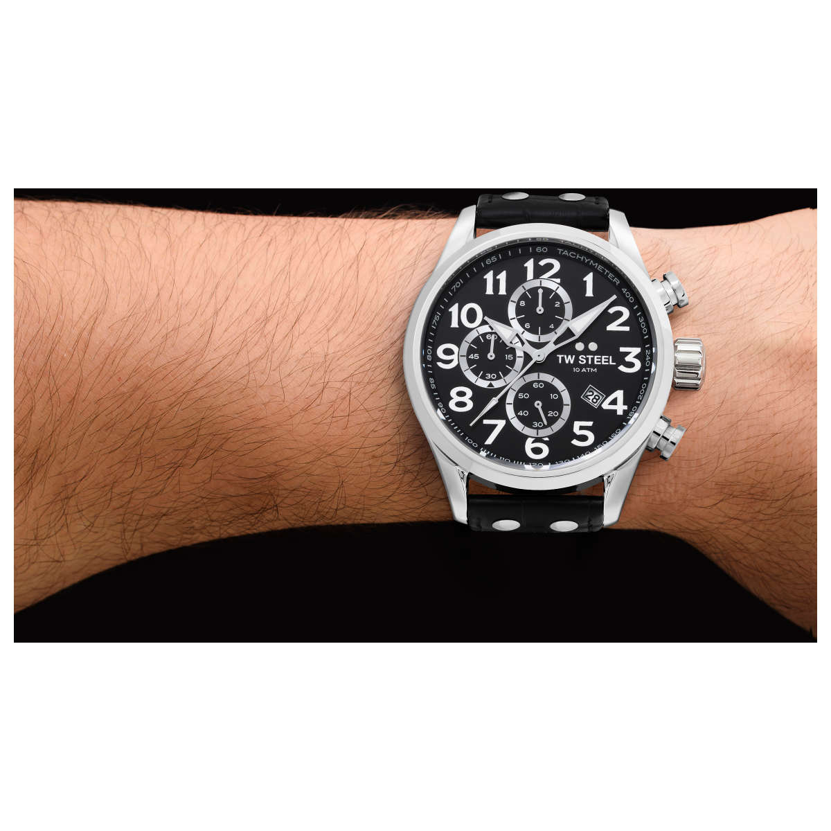 TW Steel TW Steel Volante Quartz Black Dial Men's Watch TWS-VS54