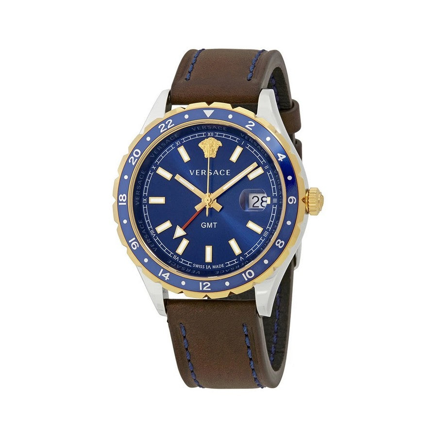 Versace Hellenyium Quartz Blue Dial Men's Watch V11080017
