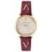 Versace V-Twist Quartz Silver Dial Ladies Watch VELS00519