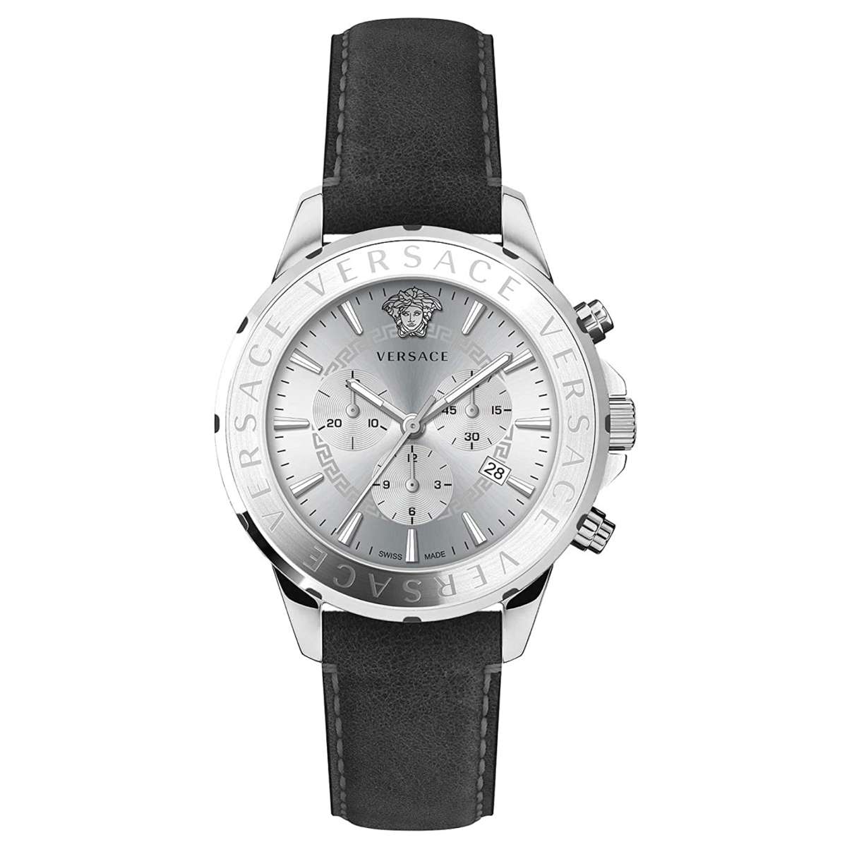 Versace Signature Quartz Silver Dial Men's Watch VEV600119