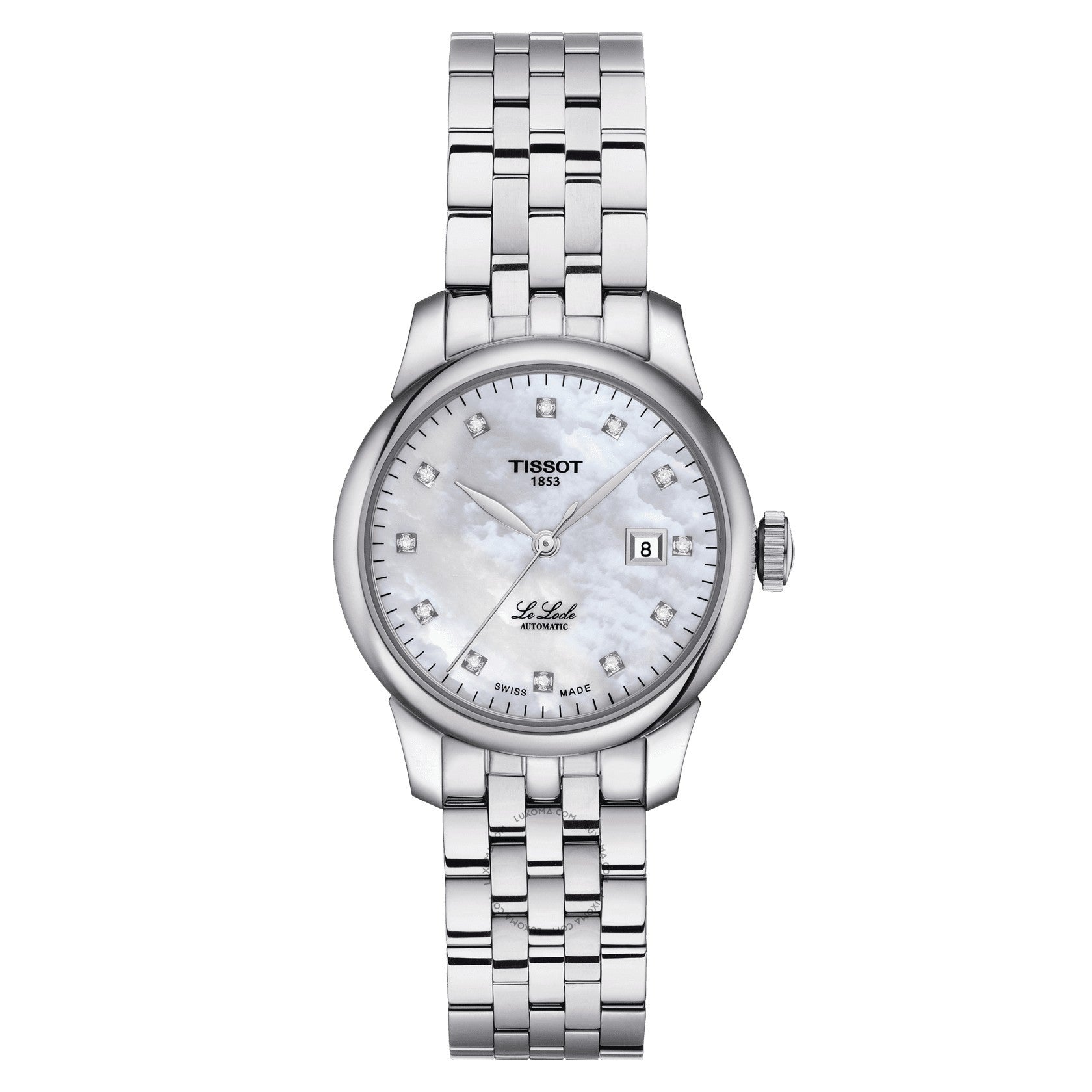 Tissot Le Locle Automatic Mother of Pearl Dial Ladies Watch T006.207.11.116.00