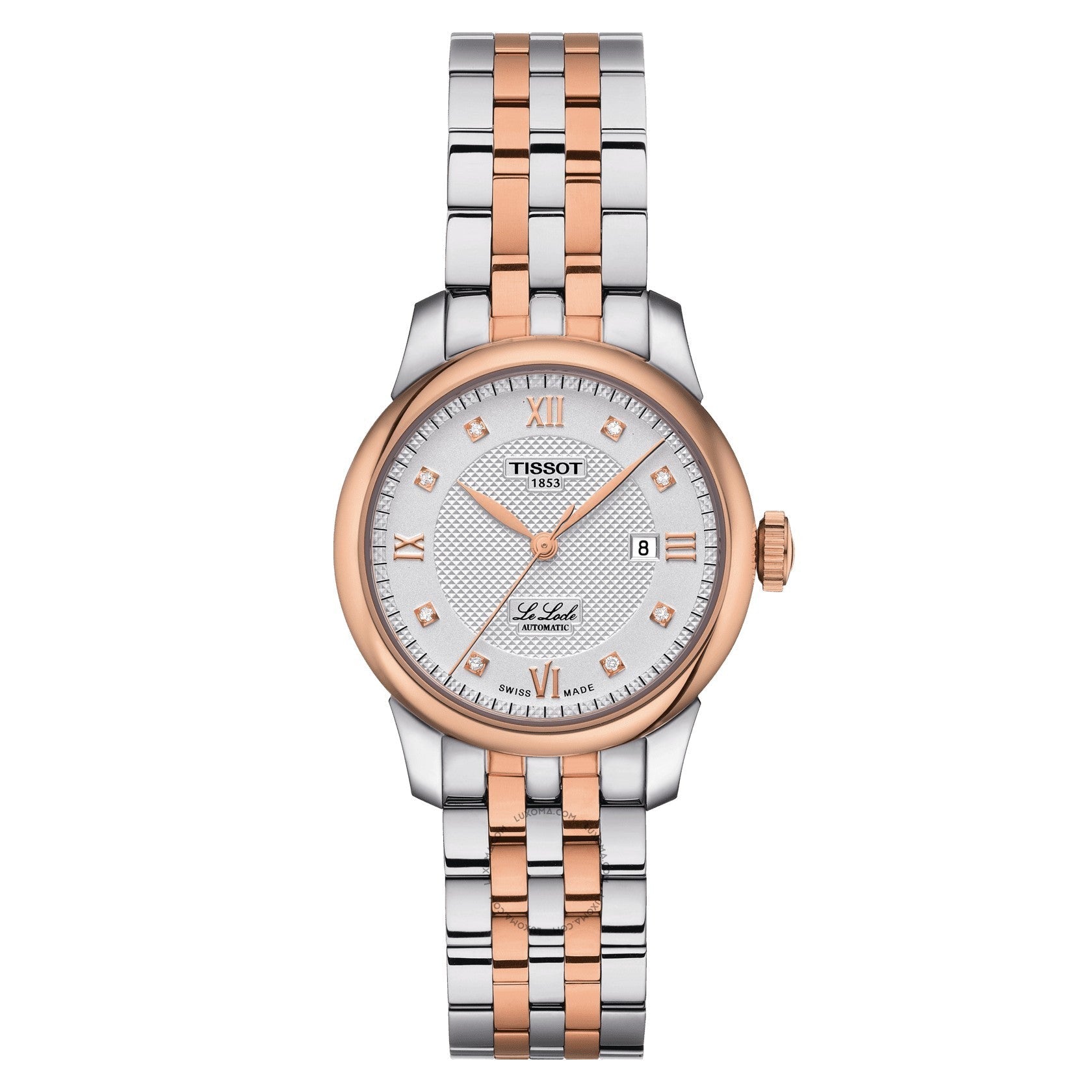 Tissot T-Classic Automatic Silver Dial Ladies Watch T006.207.22.036.00