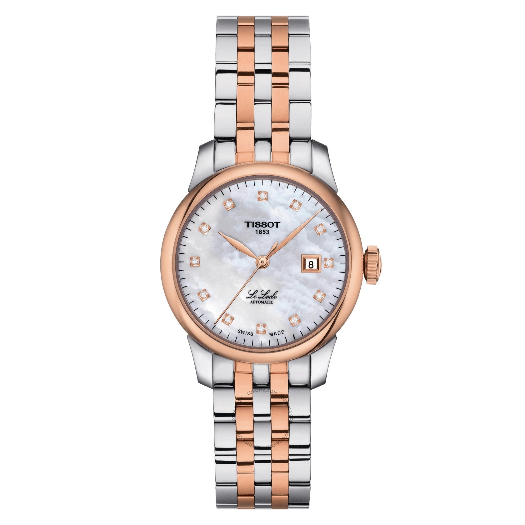 Tissot Le Locle Automatic Mother of Pearl Dial Ladies Watch T006.207.22.116.00
