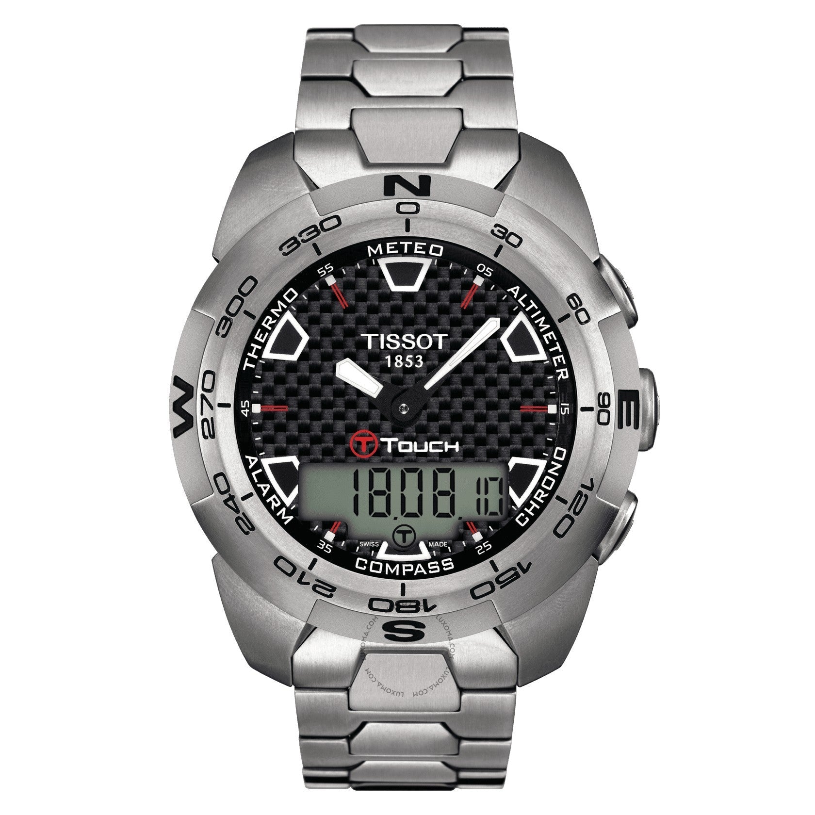 Tissot T-Touch Expert Chronograph Black - Touch Screen Dial Men's Watch T013.420.44.201.00