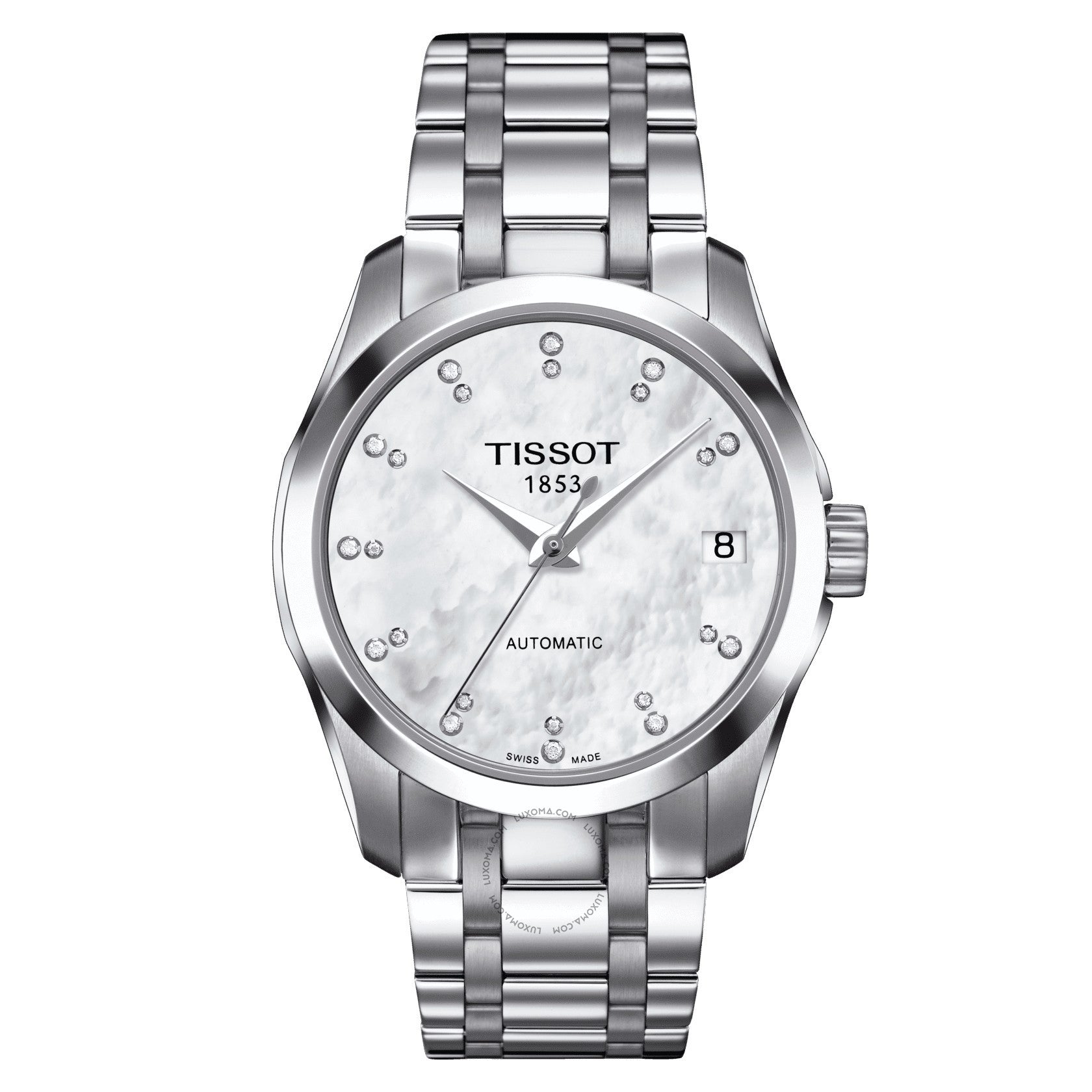 Tissot Couturier Automatic Mother of Pearl Dial Ladies Watch T035.207.11.116.00