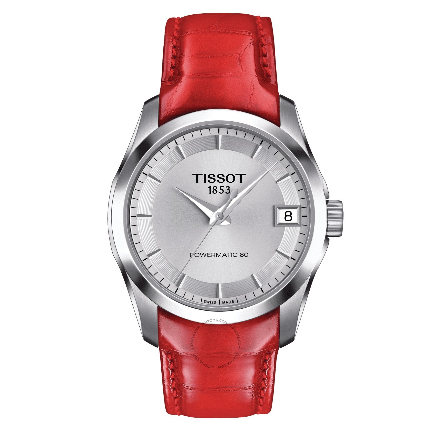 Tissot Couturier Powermatic 80 Automatic Silver Dial Ladies Watch T035.207.16.031.01