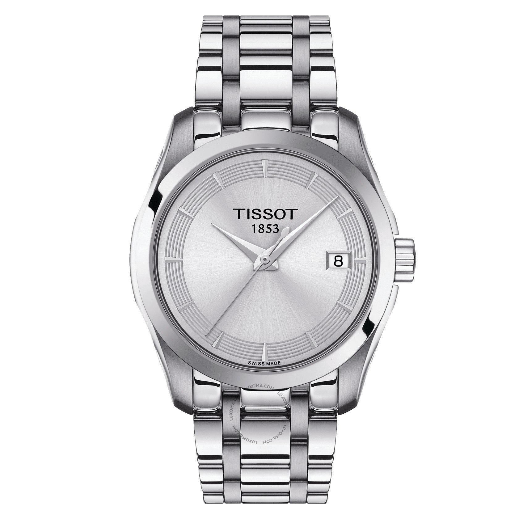 Tissot T-Classic Quartz Silver Dial Ladies Watch T035.210.11.031.00
