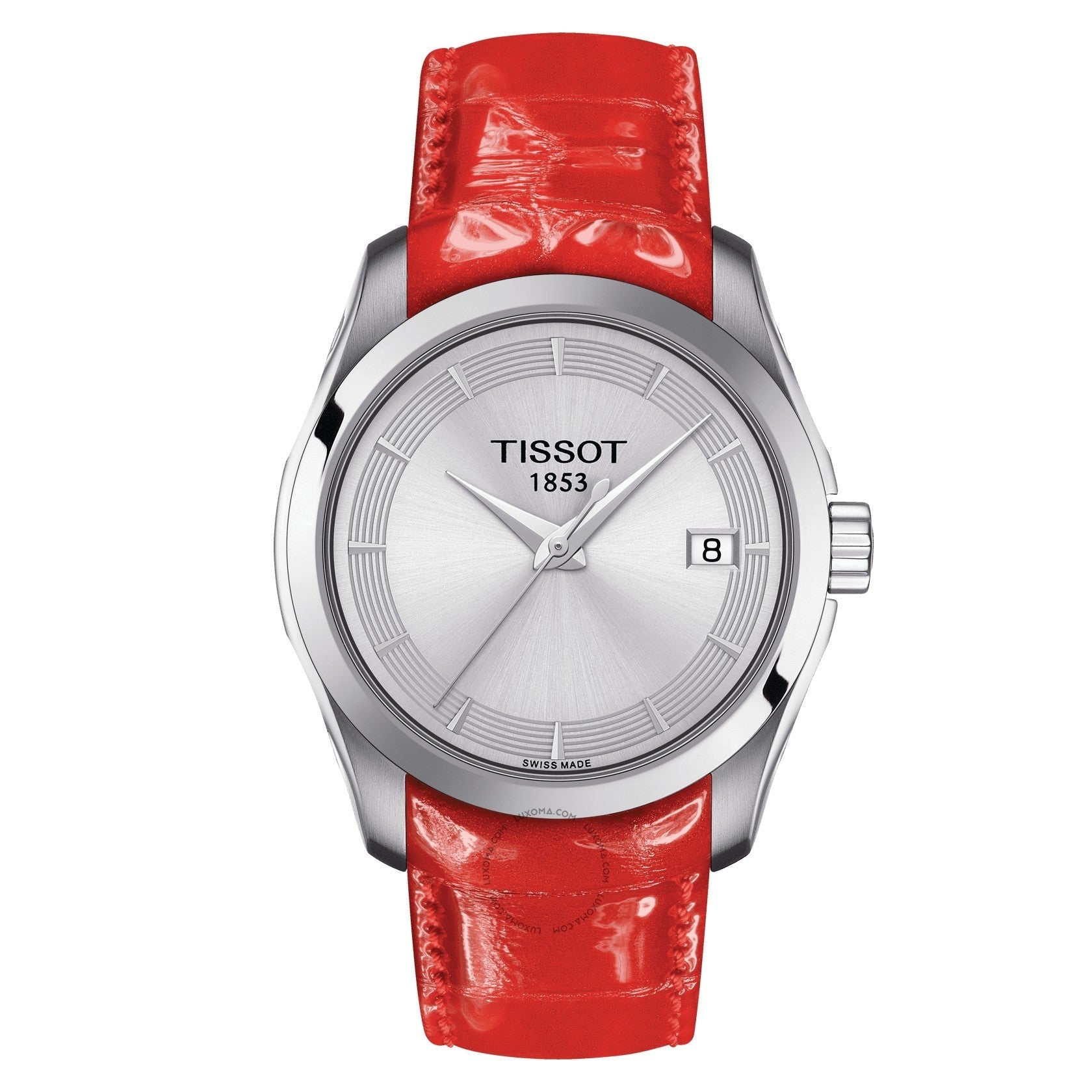 Tissot Couturier Quartz Silver Dial Ladies Watch T035.210.16.031.01