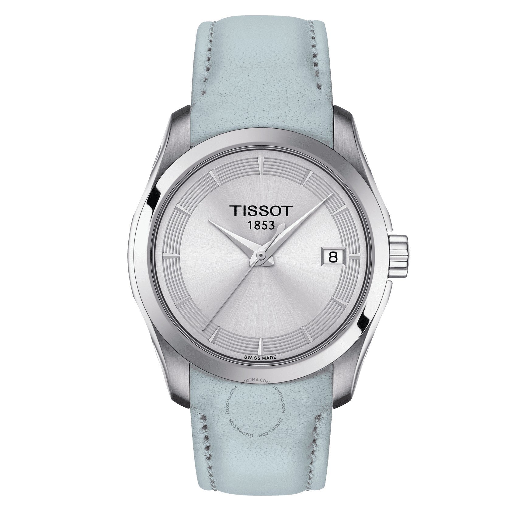 Tissot T-Classic Couturier Quartz Silver Dial Ladies Watch T035.210.16.031.02