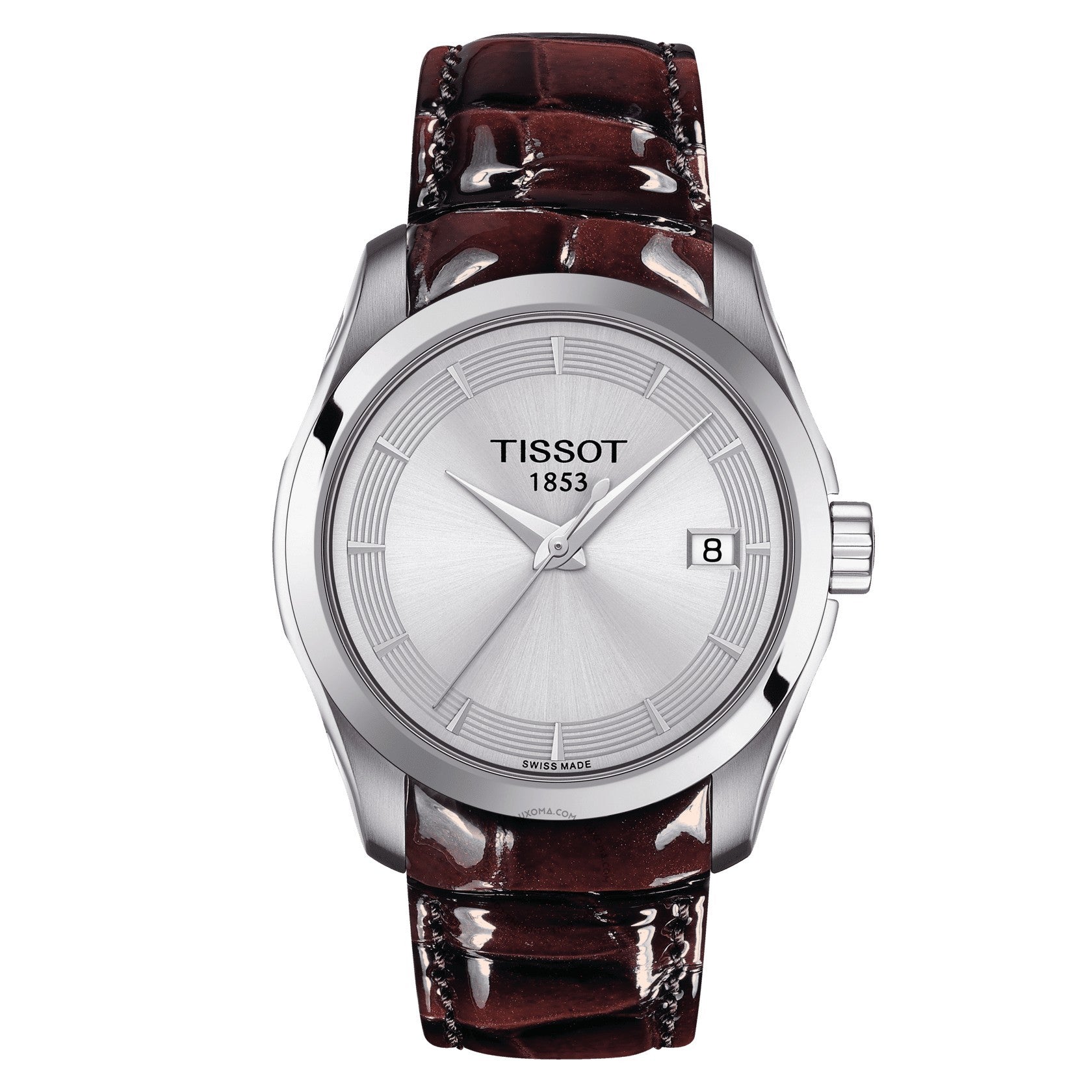 Tissot T-Classic Couturier Quartz Silver Dial Ladies Watch T035.210.16.031.03