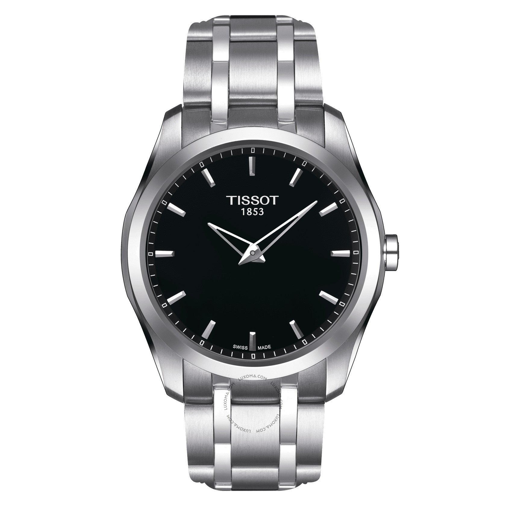 Tissot Couturier Quartz Black Dial Men's Watch T035.446.11.051.00