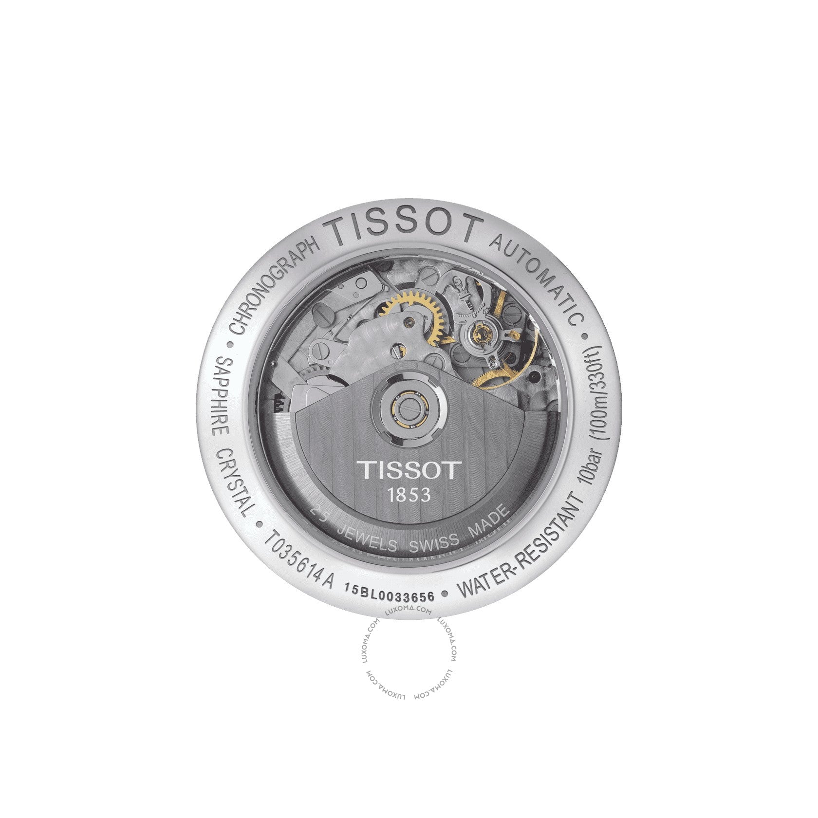 Tissot Tissot Couturier Chronograph Silver Dial Men's Watch T035.614.11.031.00