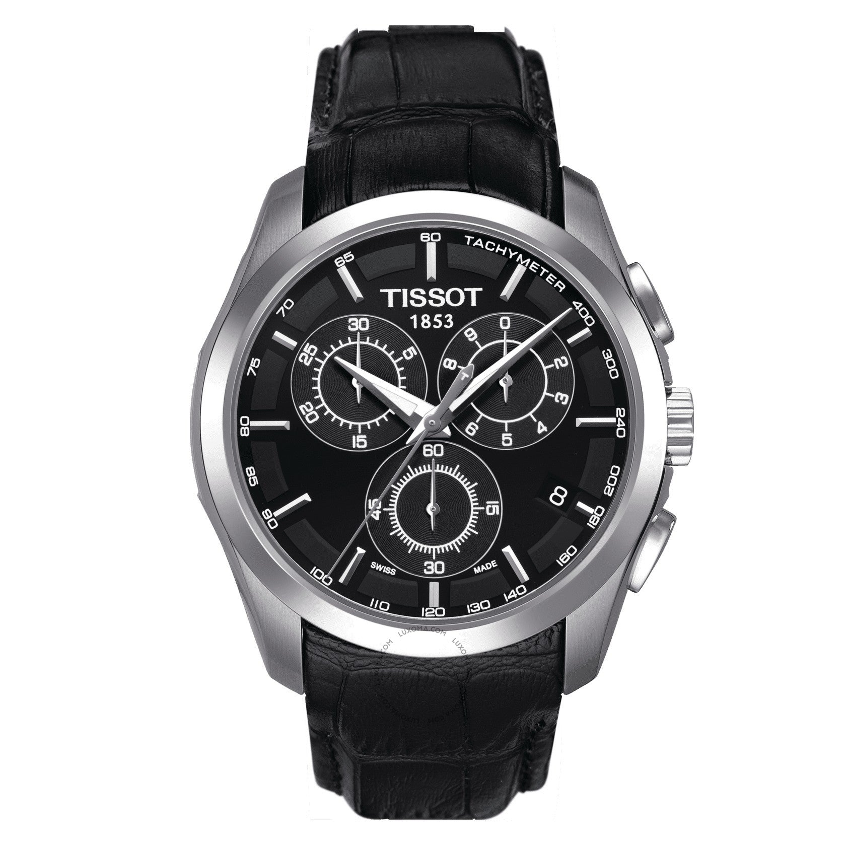 Tissot T-Classic Chronograph Black Dial Men's Watch T035.617.16.051.00