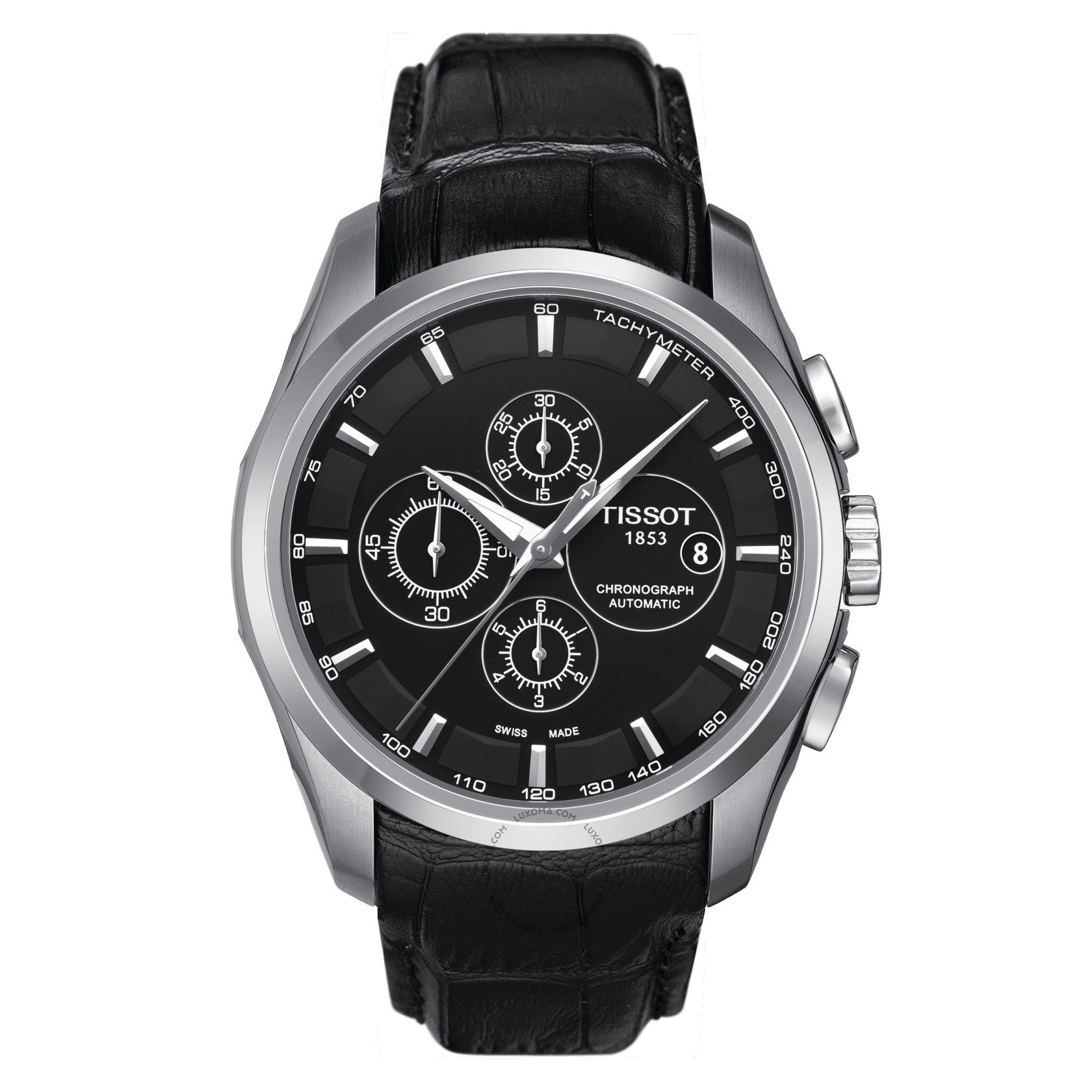 Tissot Couturier Chronograph Black Dial Men's Watch T035.627.16.051.00