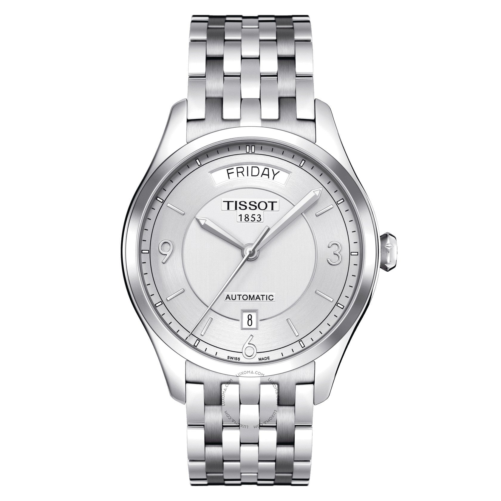 Tissot T-One Automatic Silver Dial Men's Watch T038.430.11.037.00