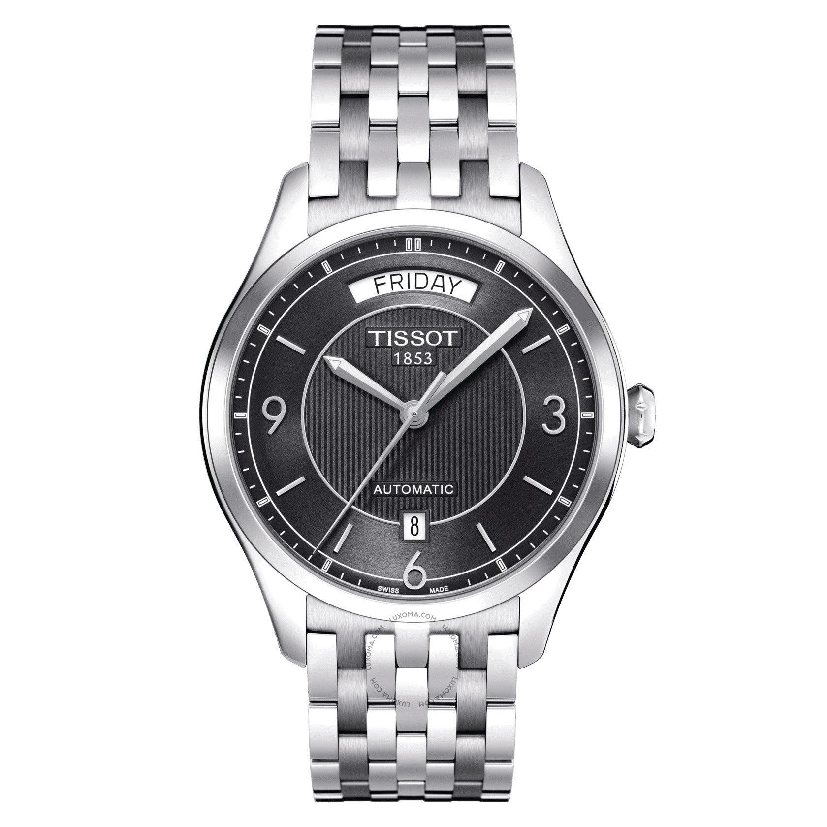 Tissot T-One Automatic Black Dial Men's Watch T038.430.11.057.00