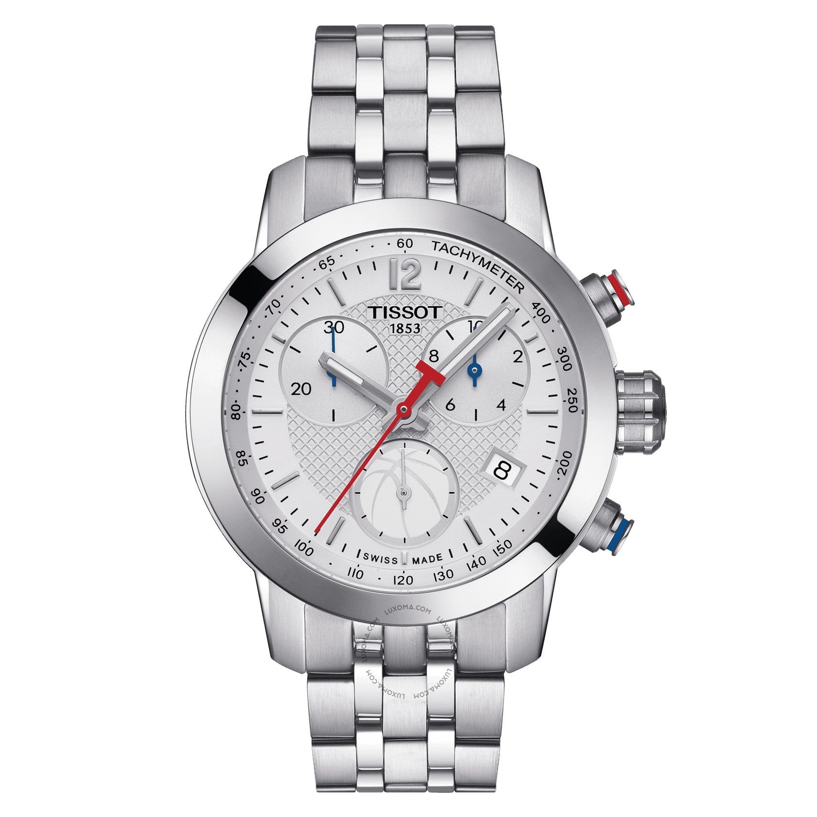 Tissot PRC 200 NBA Special Edition Chronograph White Dial Ladies