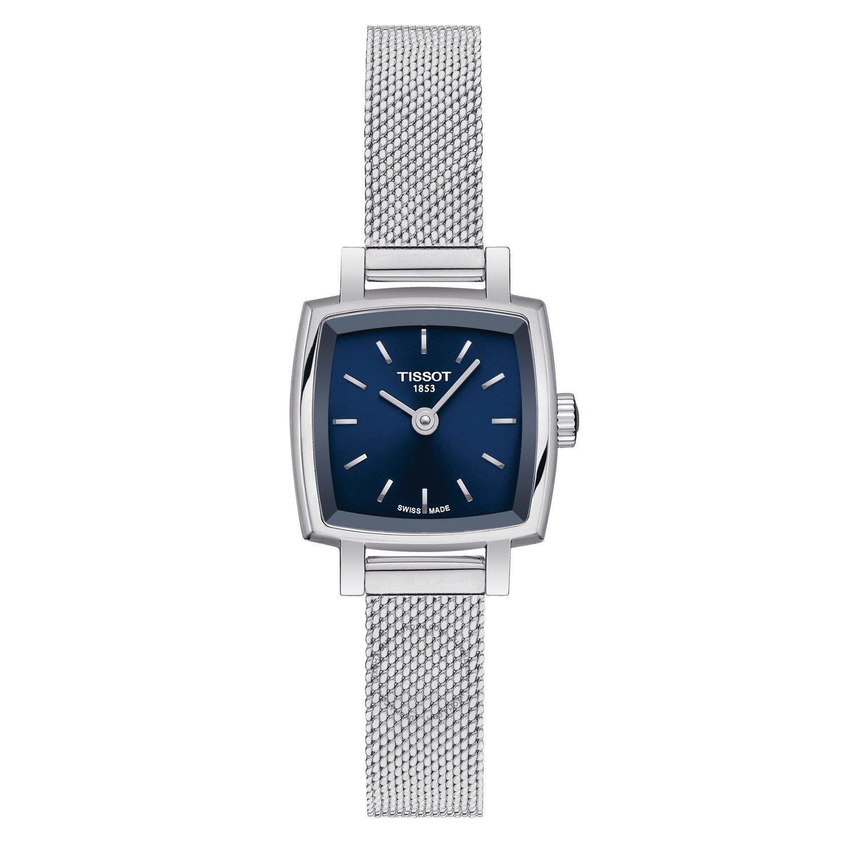 Tissot Lovely Square Quartz Blue Dial Ladies Watch T058.109.11.041.00