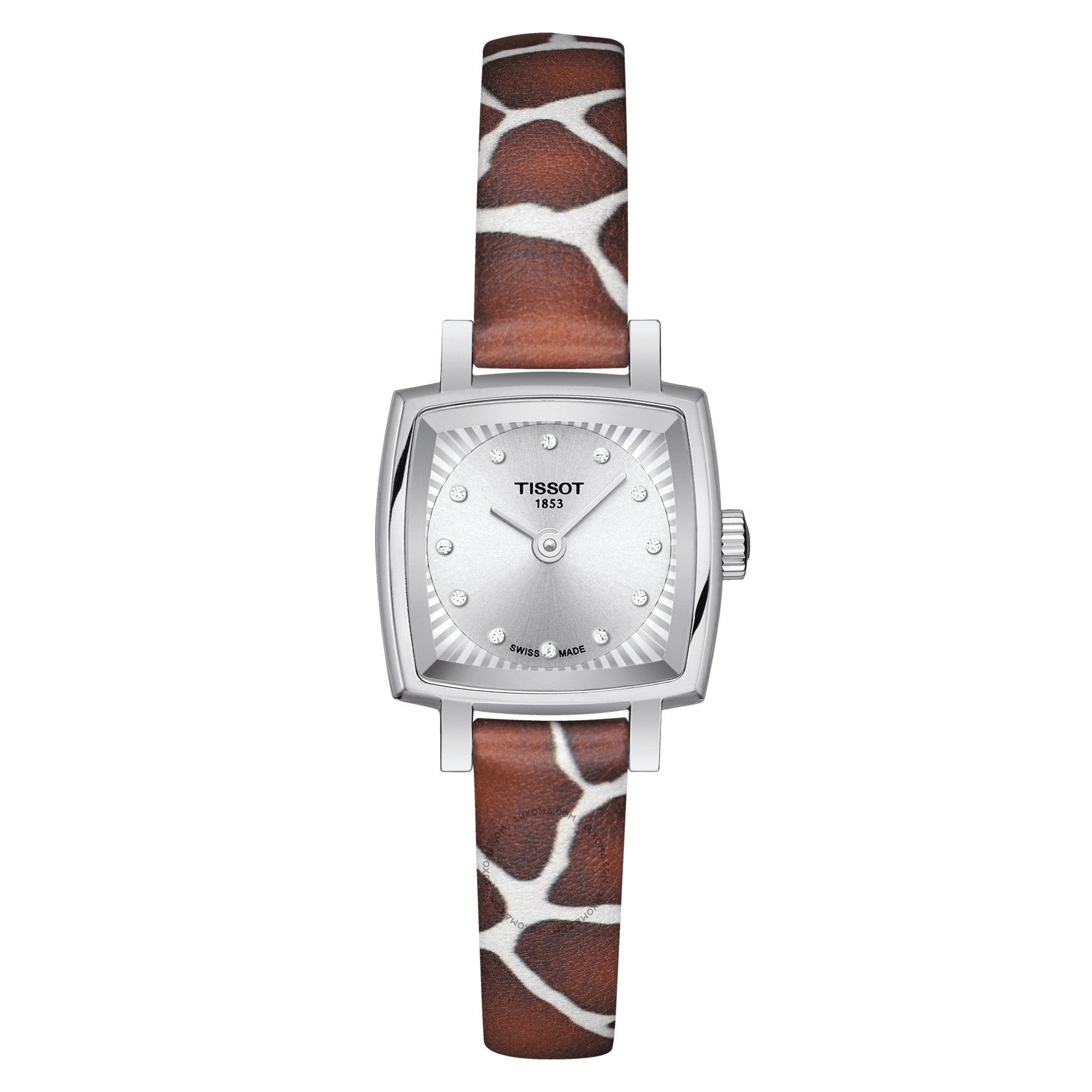 Tissot T-Lady Quartz Silver Dial Ladies Watch T058.109.17.036.00