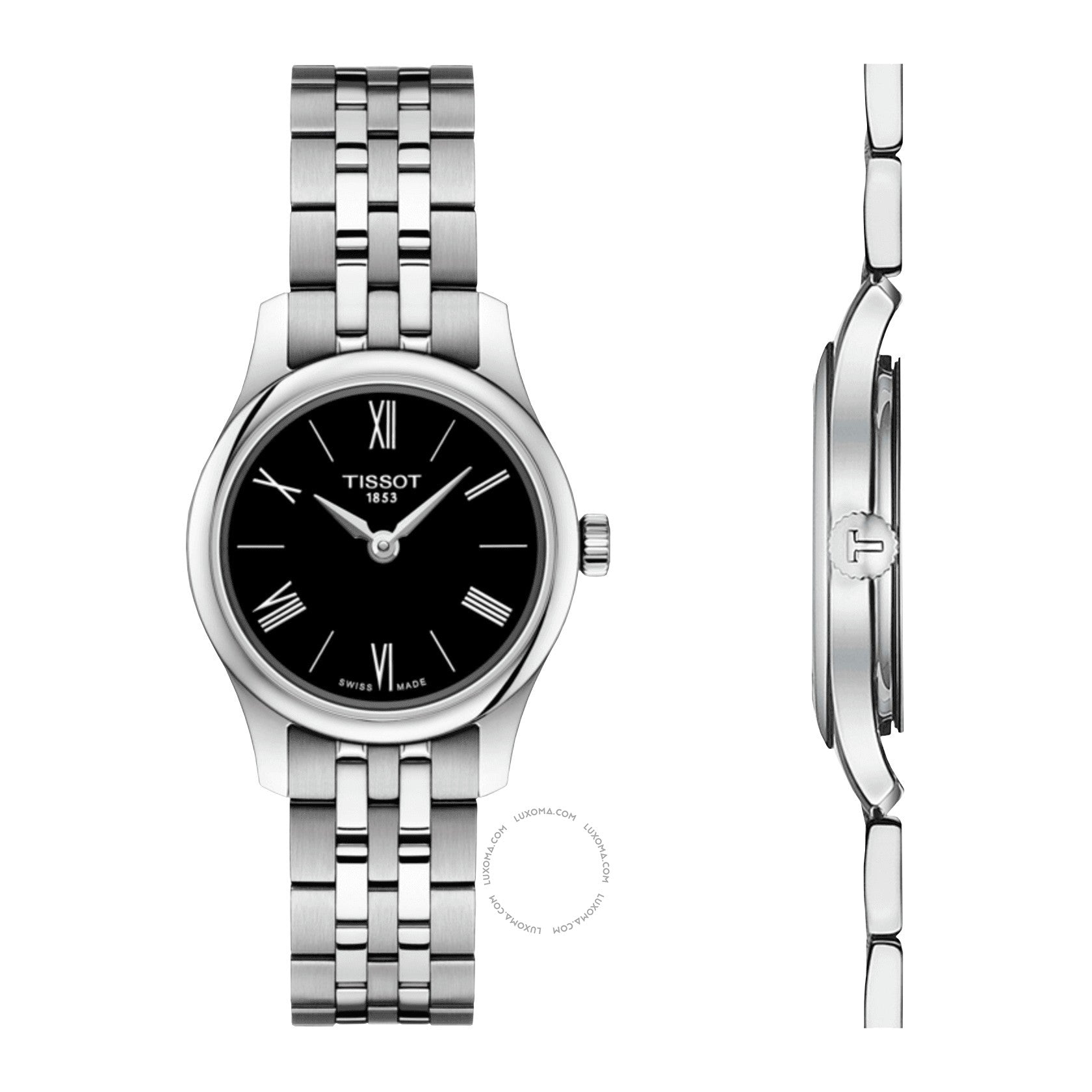 Tissot Tissot Tradition Quartz Black Dial Ladies Watch T063.009.11.058.00