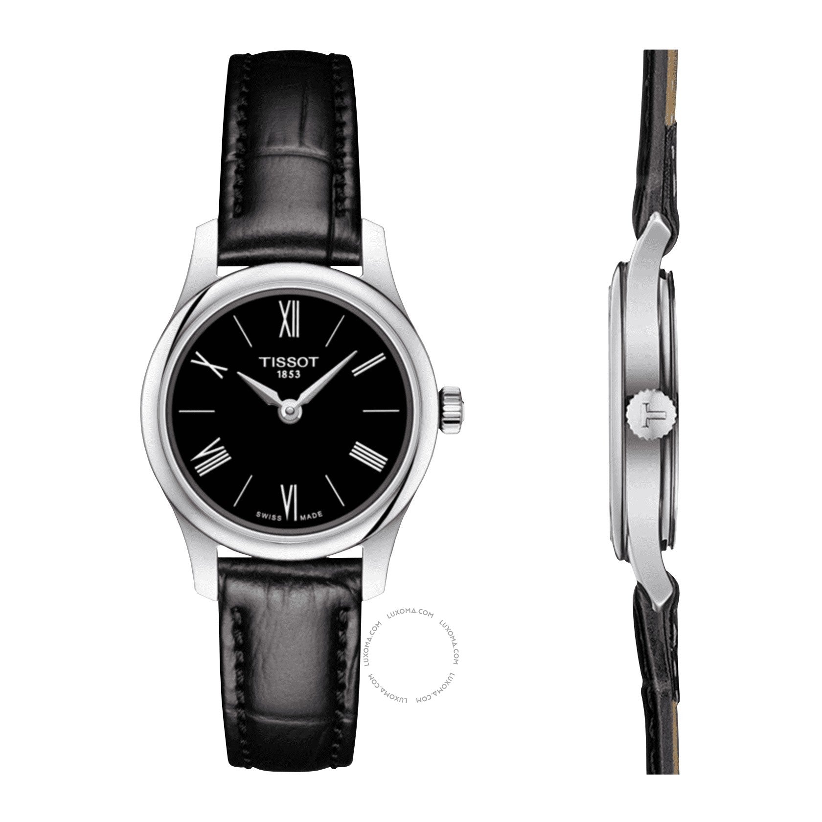 Tissot Tissot Tradition 5.5 Quartz Black Dial Ladies Watch T063.009.16.058.00