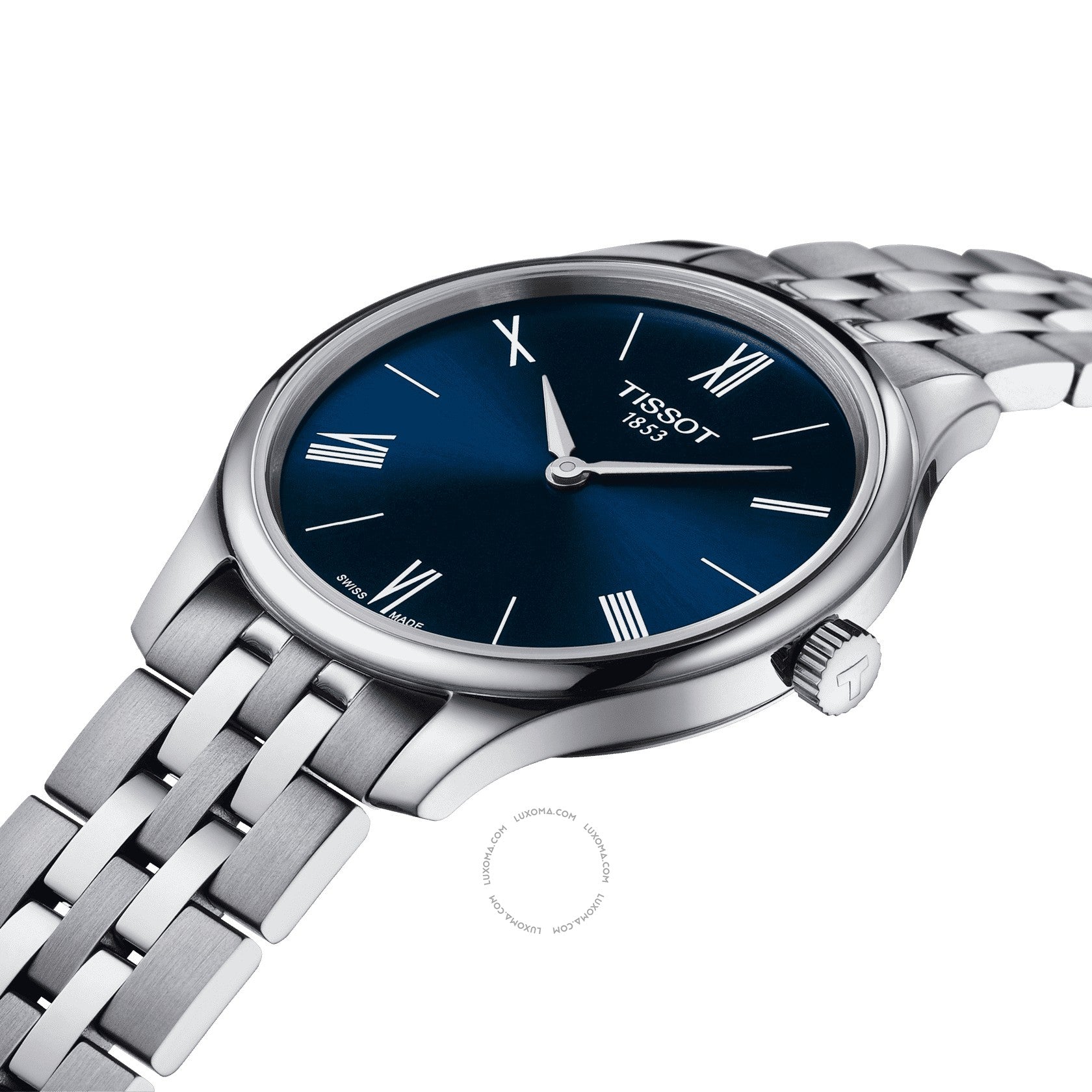 Tissot Tissot Tradition 5.5 Quartz Blue Dial Ladies Watch T063.209.11.048.00
