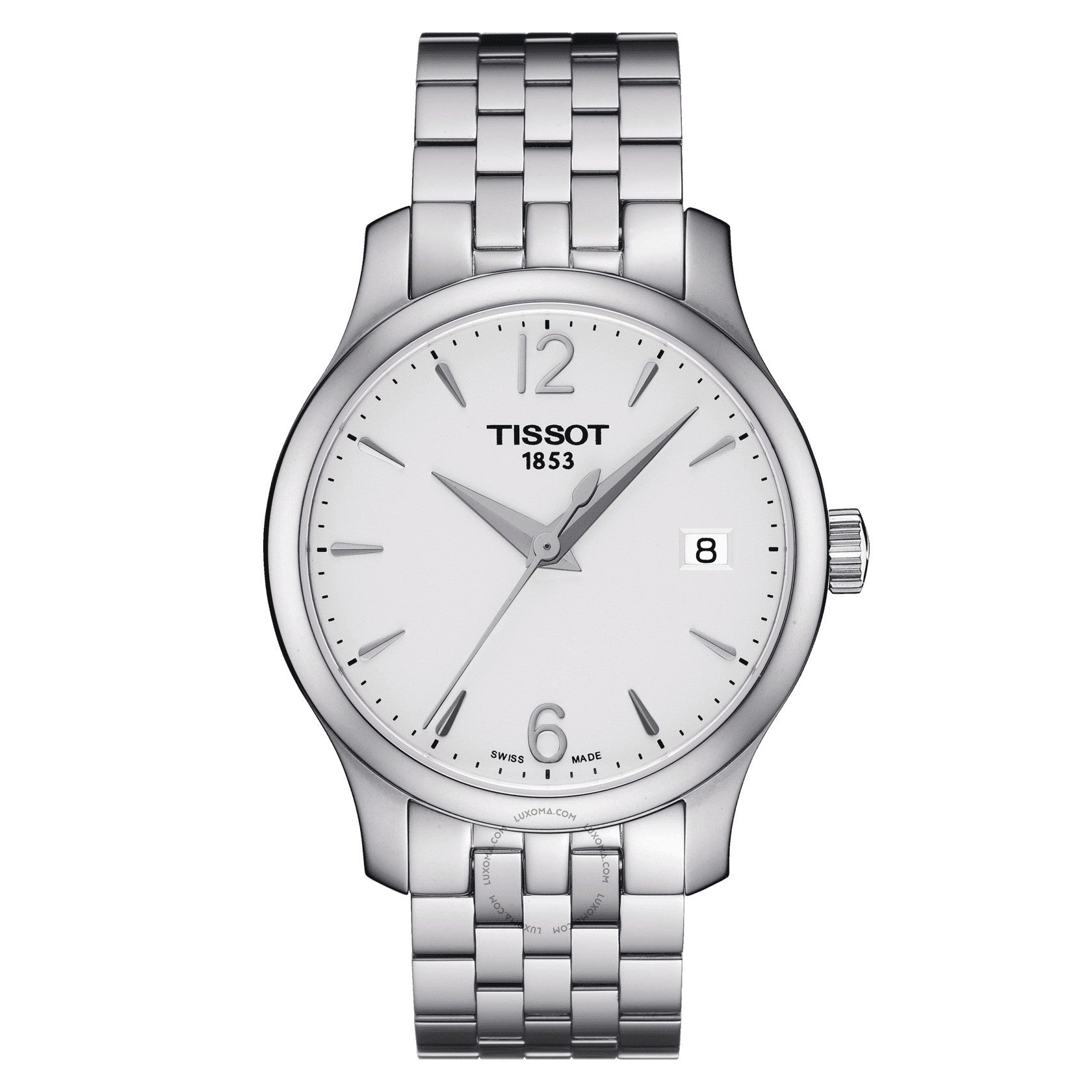 Tissot Traditional Quartz Silver Dial Ladies Watch T063.210.11.037.00