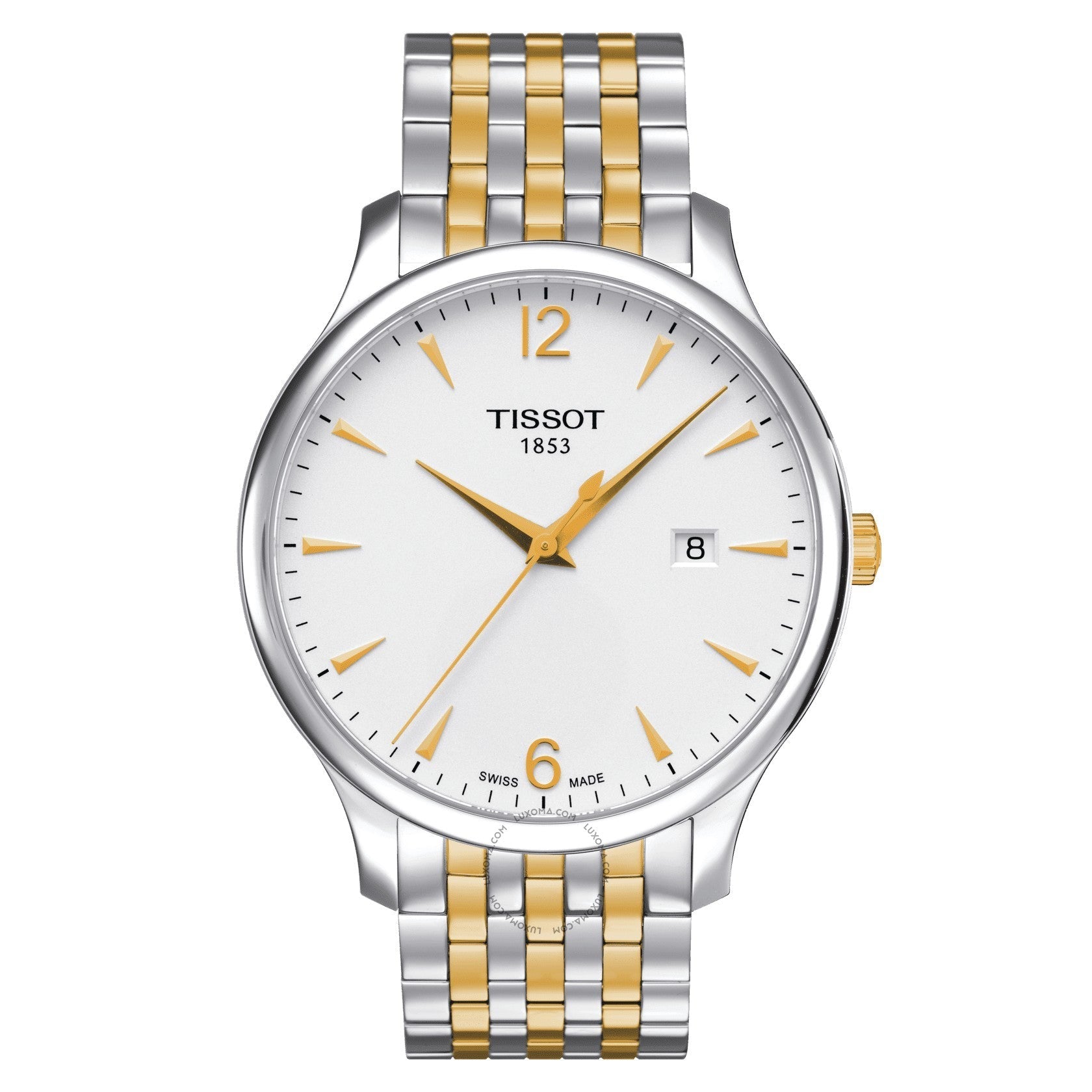 Tissot T-Classic Tradition Quartz White Dial Men's Watch T063.610.22.037.00