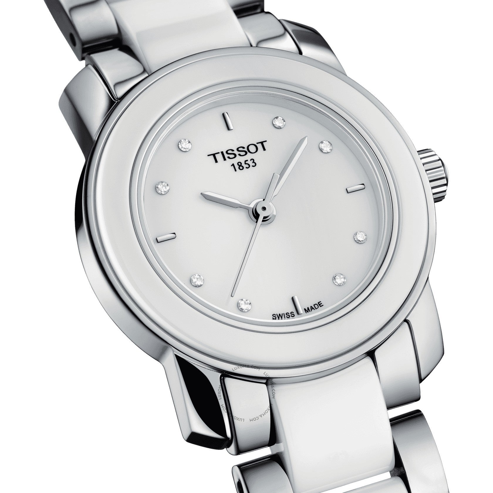 Tissot Tissot T-Trend Cera Quartz White Dial Ladies Watch T064.210.22.016.00