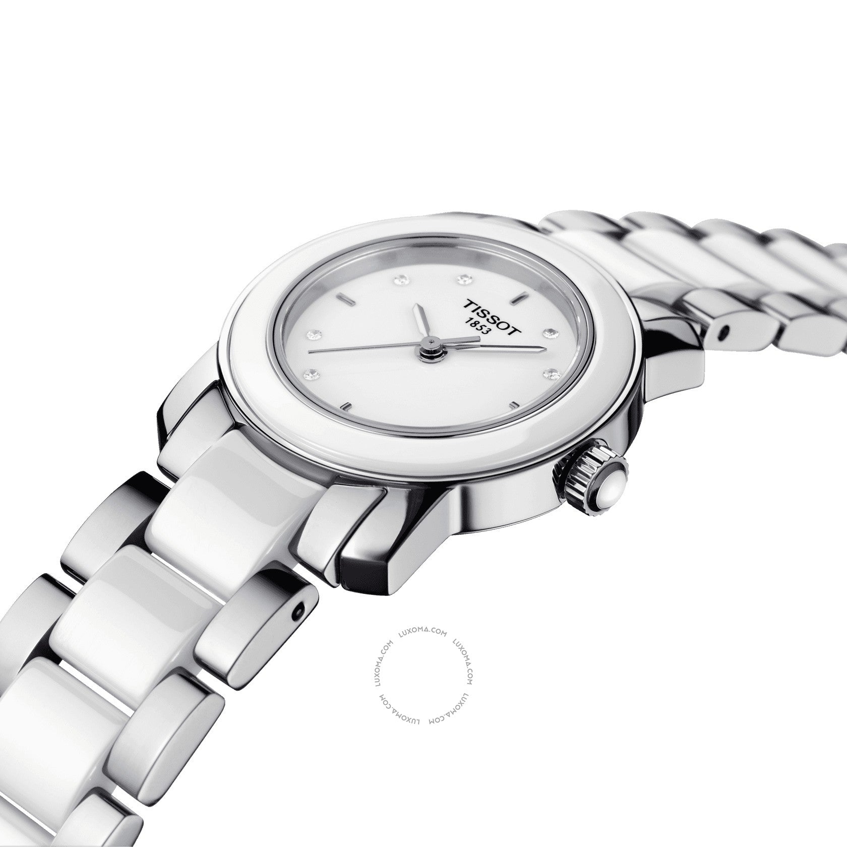 Tissot Tissot T-Trend Cera Quartz White Dial Ladies Watch T064.210.22.016.00