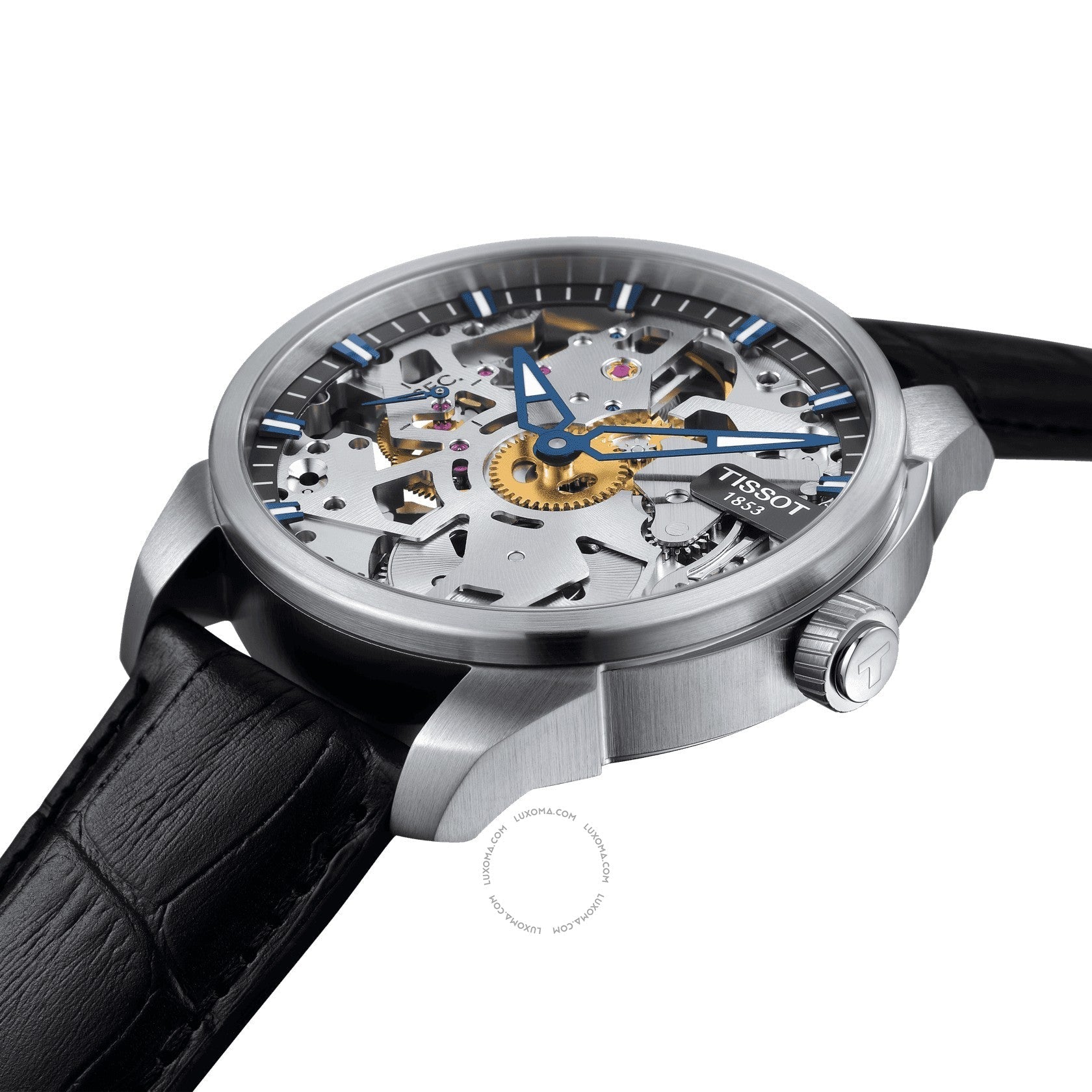 Tissot Tissot T-Complication Squelette Mechanical Skeleton Dial Men's Watch T070.405.16.411.00