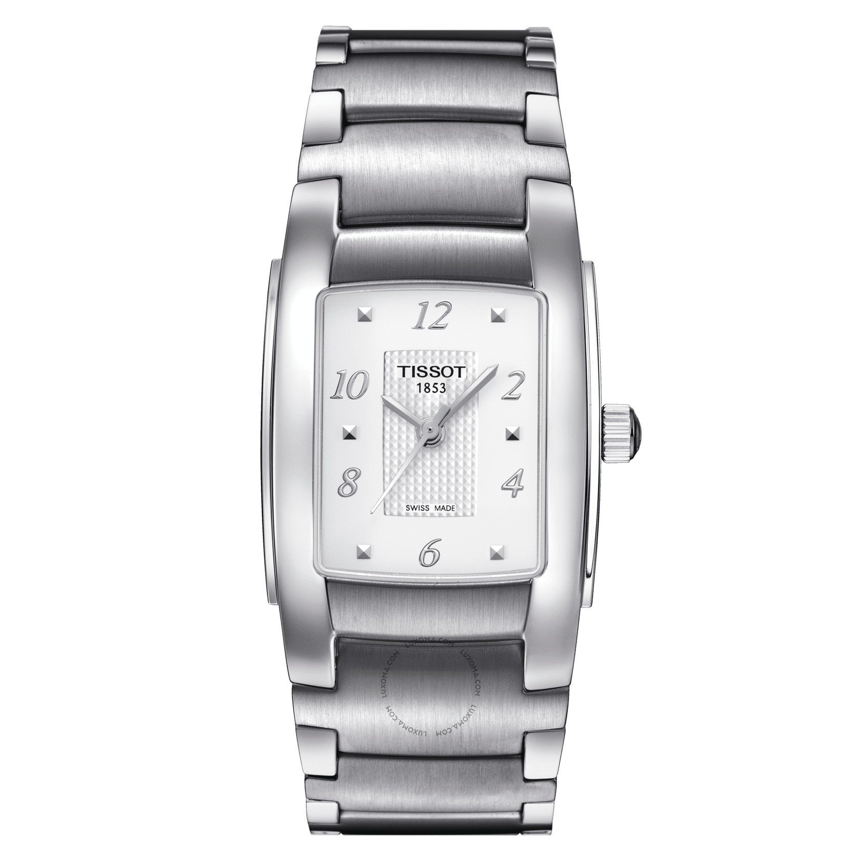 Tissot T10 Quartz Silver Dial Ladies Watch T073.310.11.017.01