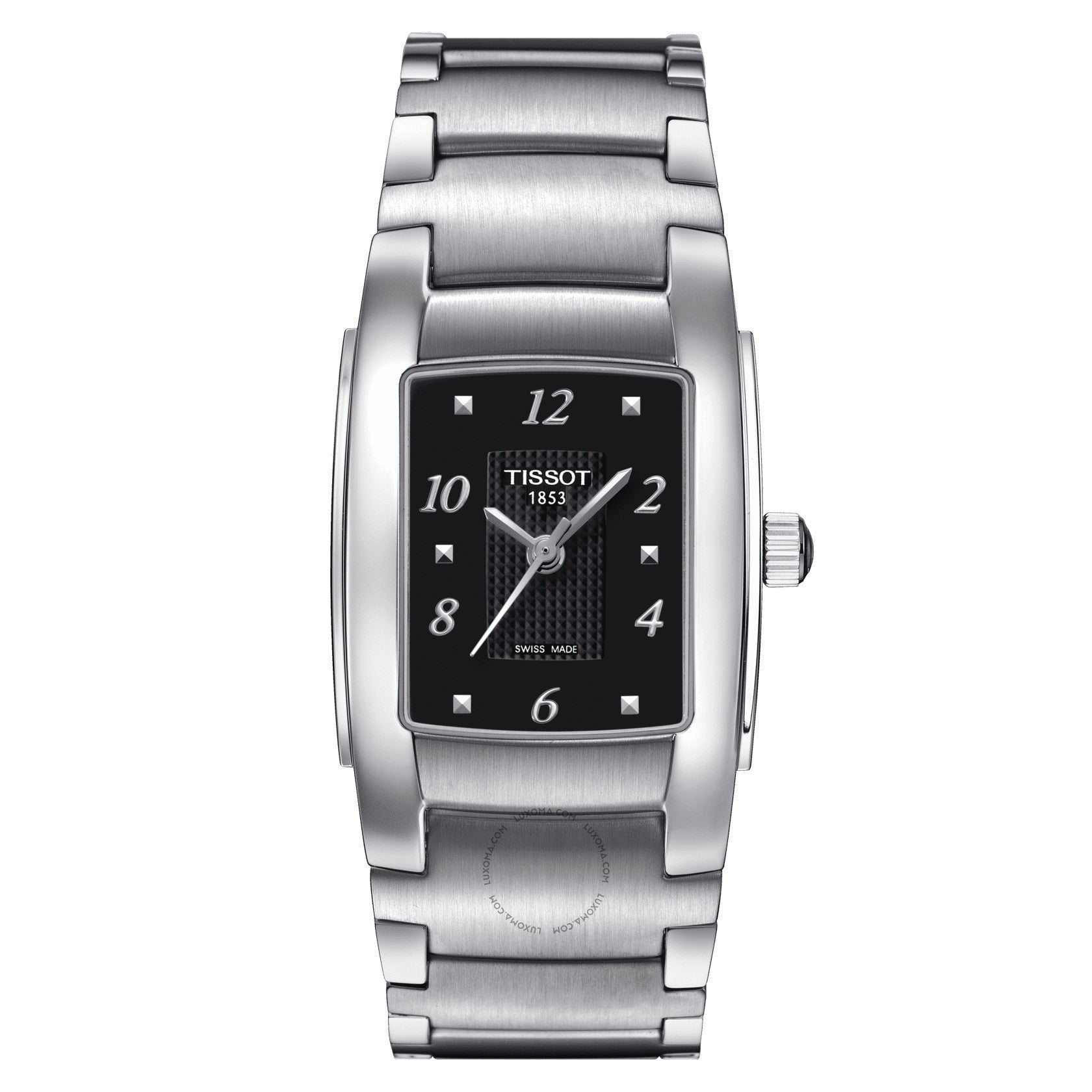 Tissot T10 Quartz Black Dial Ladies Watch T073.310.11.057.01