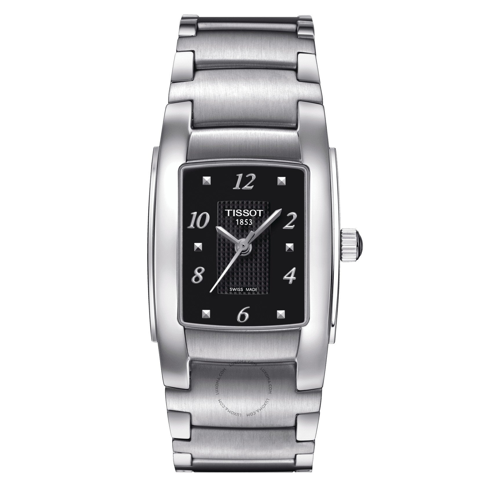 Tissot T10 Quartz Black Dial Ladies Watch T073.310.11.057.01