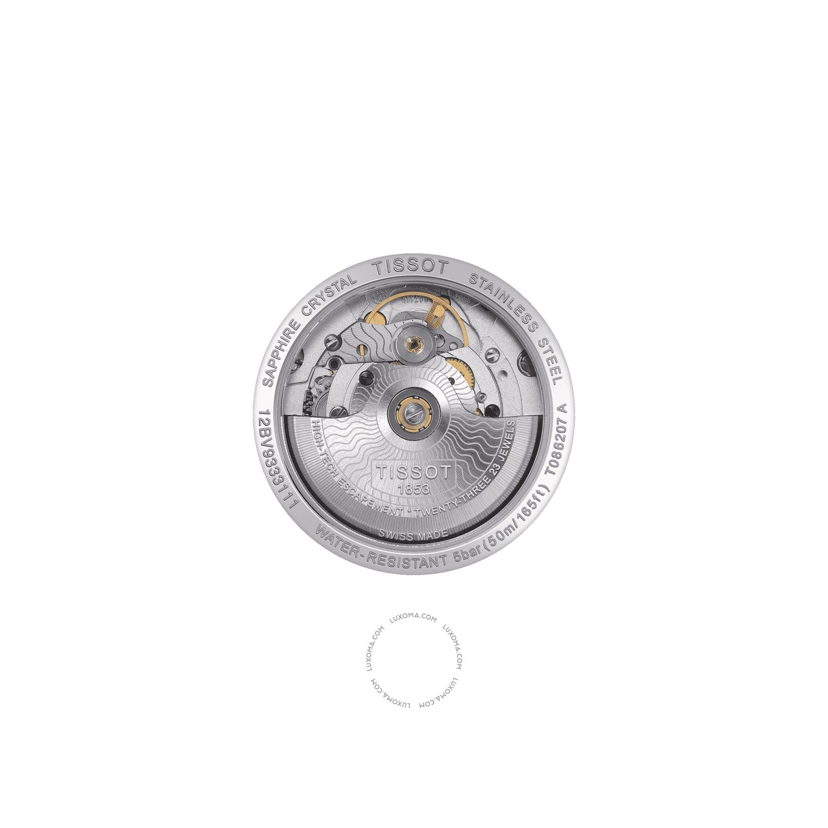 Tissot Tissot Powermatic 80 Automatic Mother of Pearl Dial Ladies Watch T086.207.16.111.00