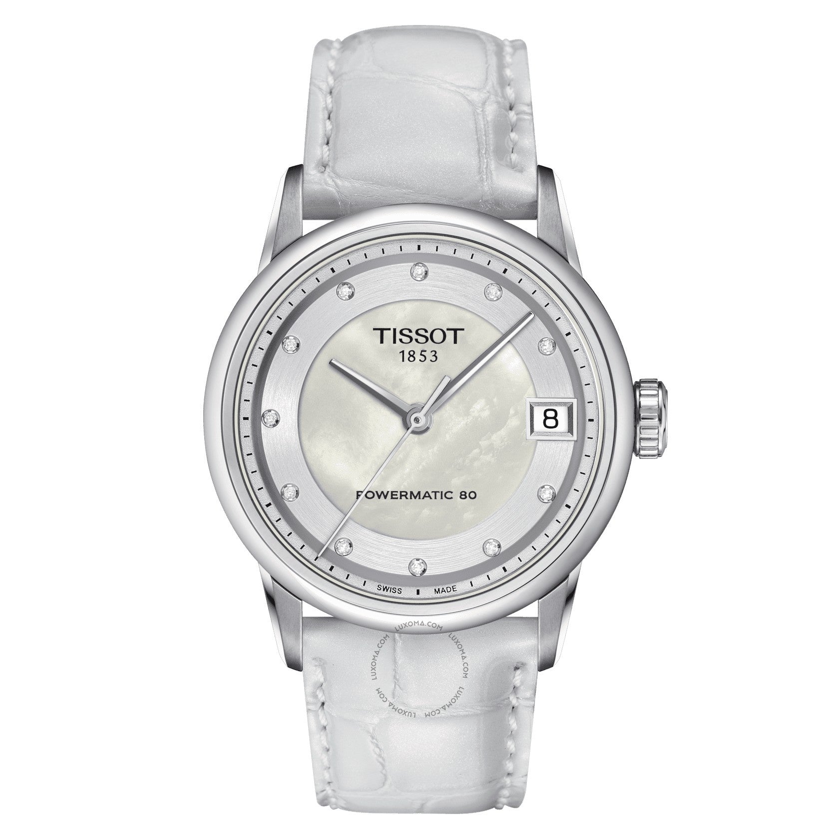 Tissot T-Classic Collection Automatic Mother of Pearl Dial Ladies Watch T086.207.16.116.00