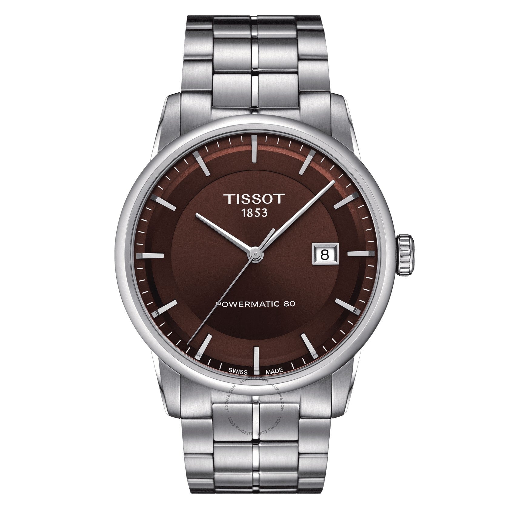 Tissot Luxury Automatic Automatic Brown Dial Men's Watch T086.407.11.291.00