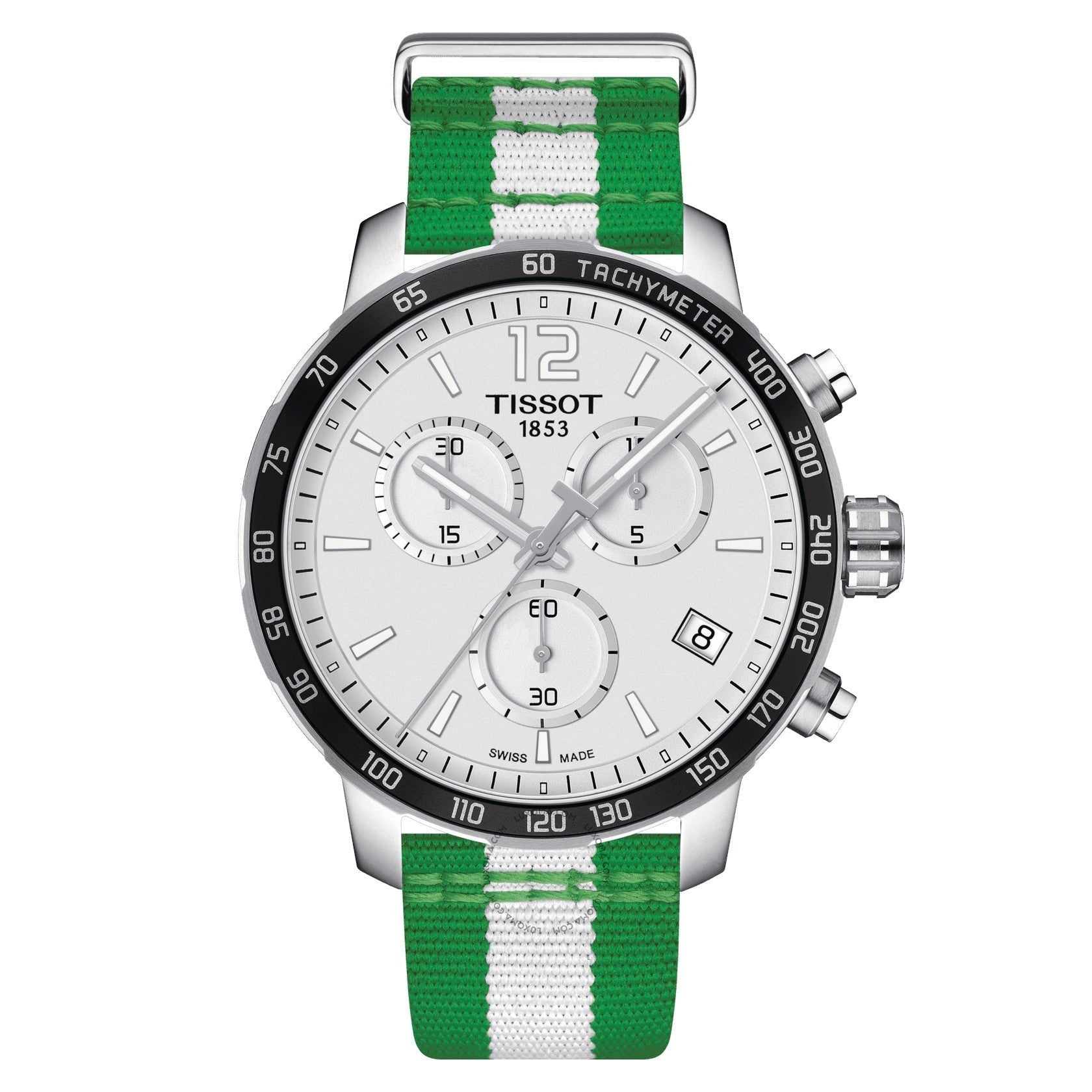 Tissot Quickster Chronograph Silver Dial Men's Watch T095.417.17.037.17