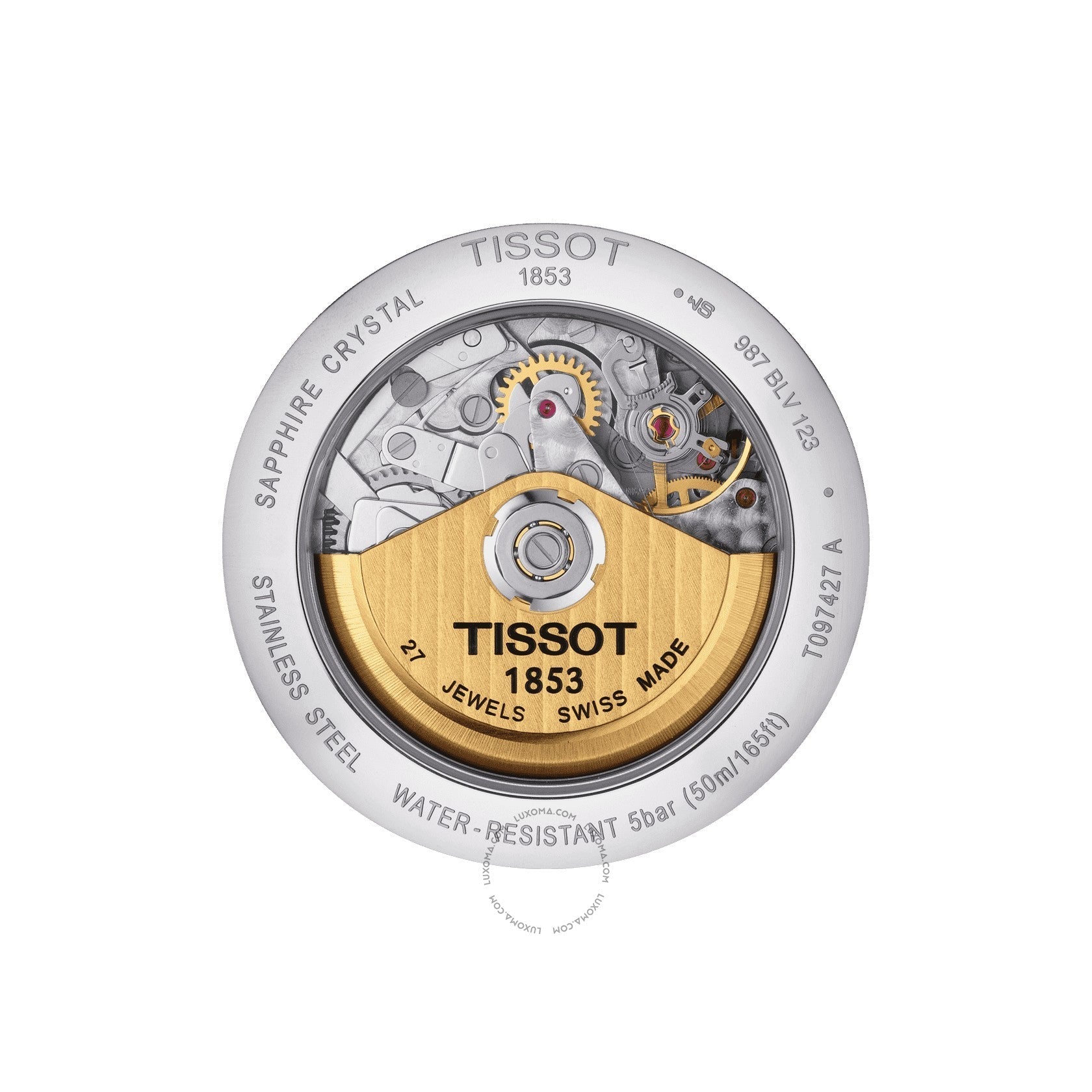 Tissot Tissot Bridgeport Chronograph Silver Dial Men's Watch T097.427.26.033.00