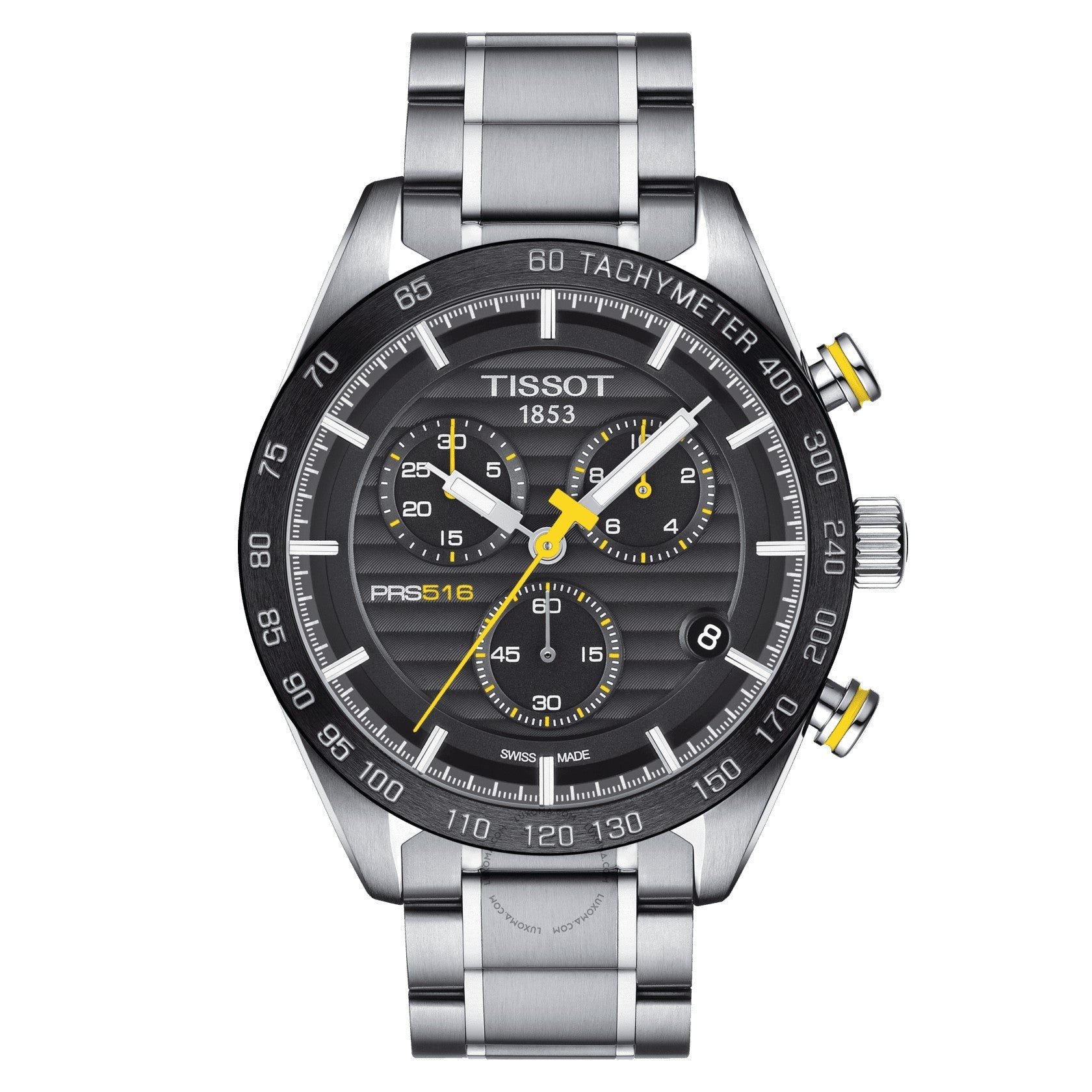 Tissot PRS 516 Chronograph Black Dial Men's Watch T100.417.11.051.00