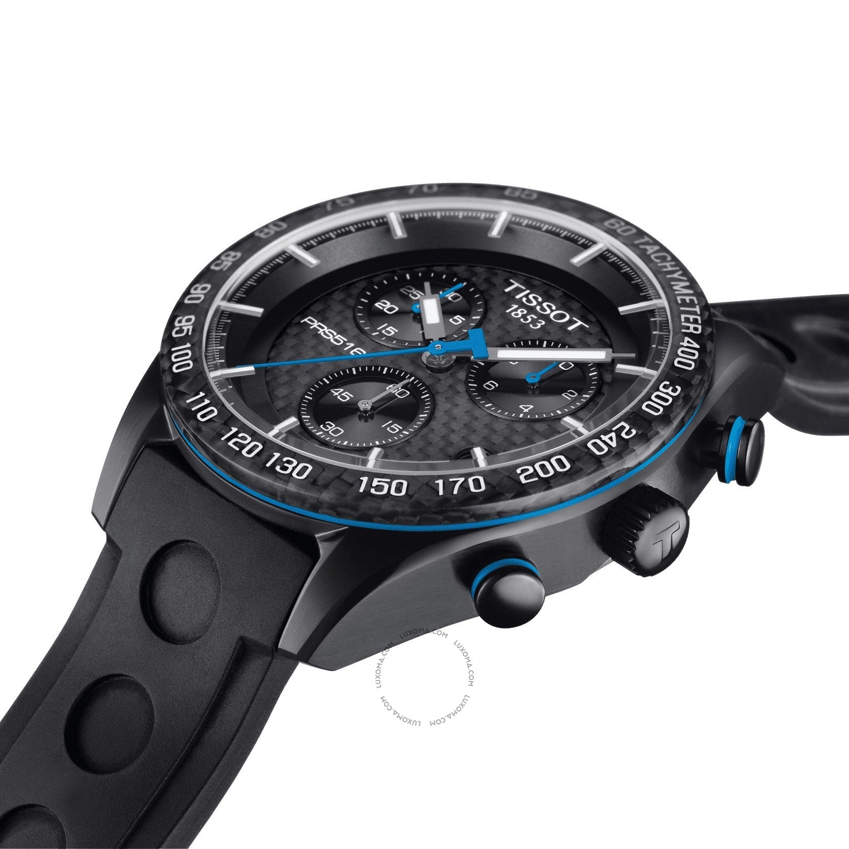 Tissot Tissot PRS 516 Chronograph Black Carbon Dial Men's Watch T100.417.37.201.00