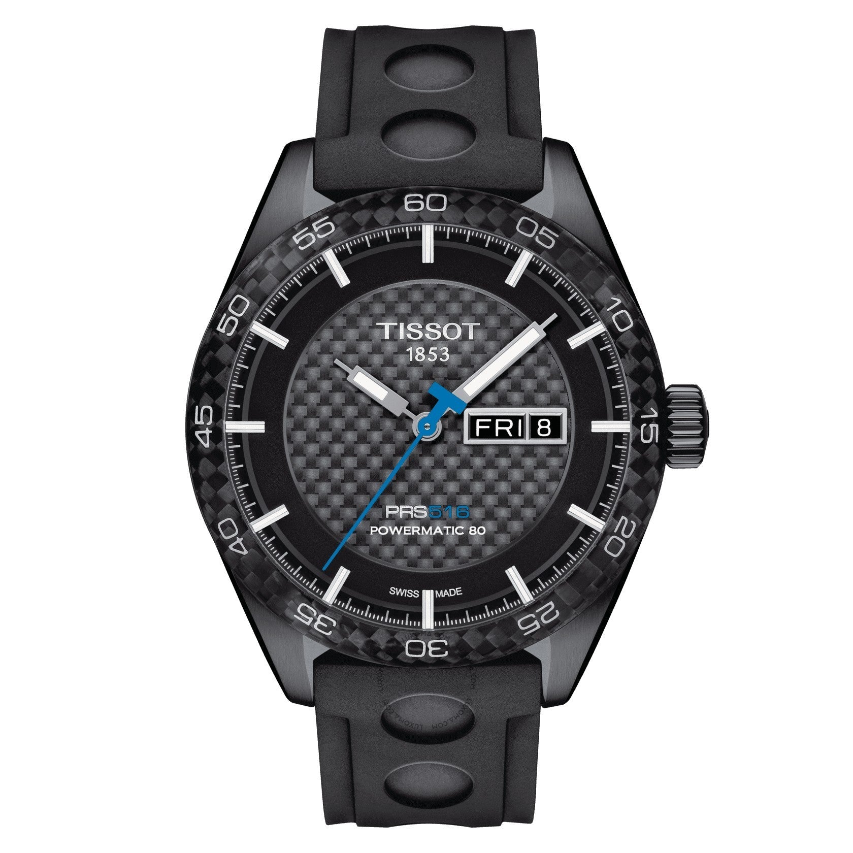 Tissot PRS 516 Automatic Black Carbon Dial Men's Watch T100.430.37.201.00