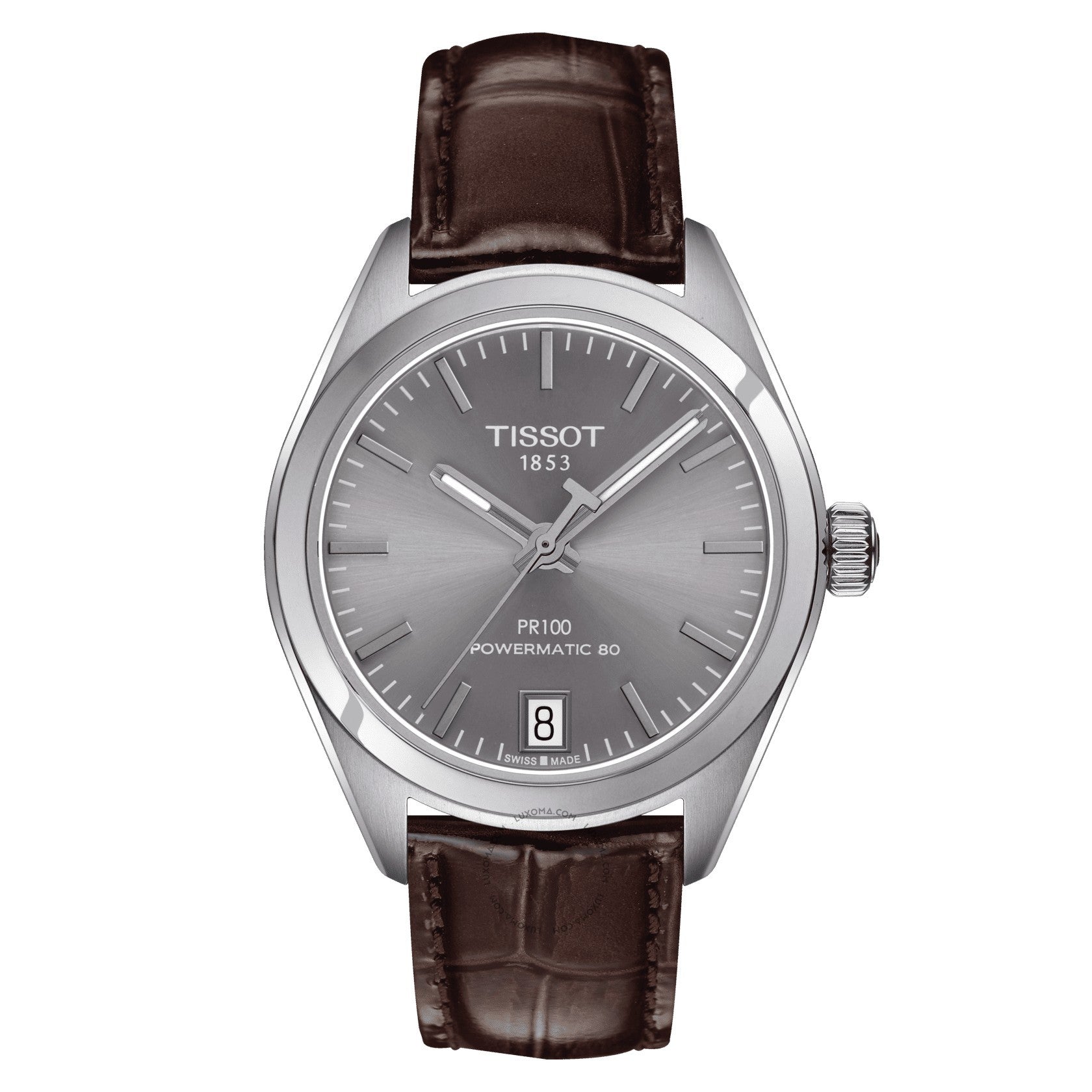 Tissot PR 100 Automatic Rhodium Dial Ladies Watch T101.207.16.071.00