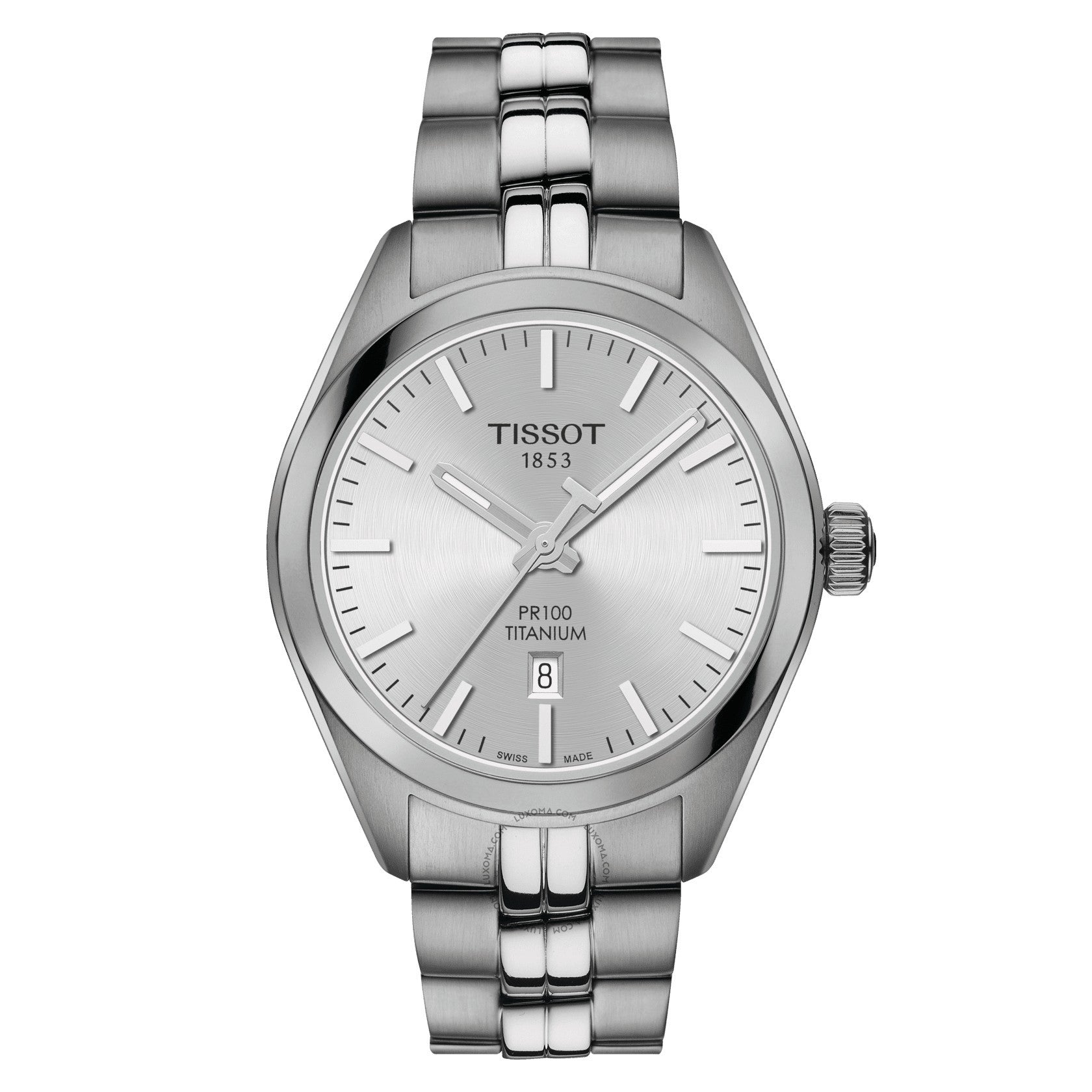 Tissot PR 100 Quartz Silver Dial Ladies Watch T101.210.44.031.00