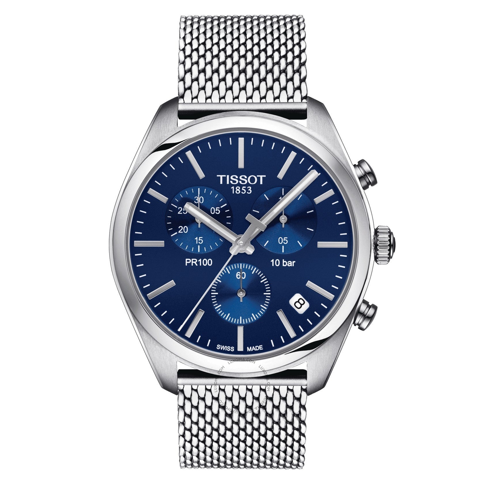 Tissot PR 100 Chronograph Blue Dial Men's Watch T101.417.11.041.00