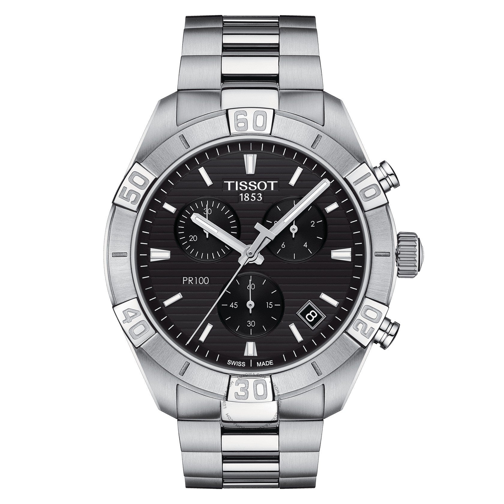 Tissot T-Classic Chronograph Black Dial Men's Watch T101.617.11.051.00