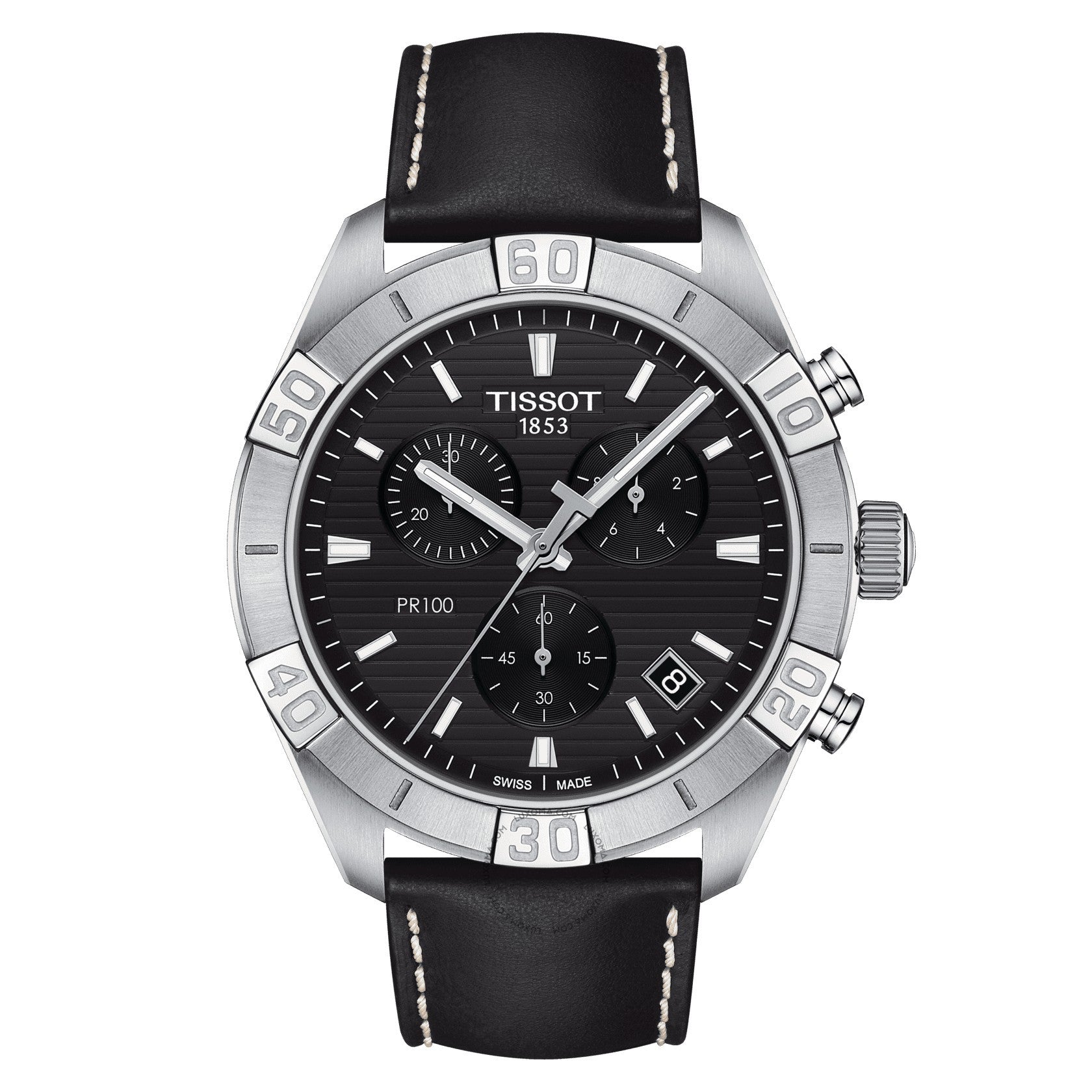 Tissot T-Classic Chronograph Black Dial Men's Watch T101.617.16.051.00