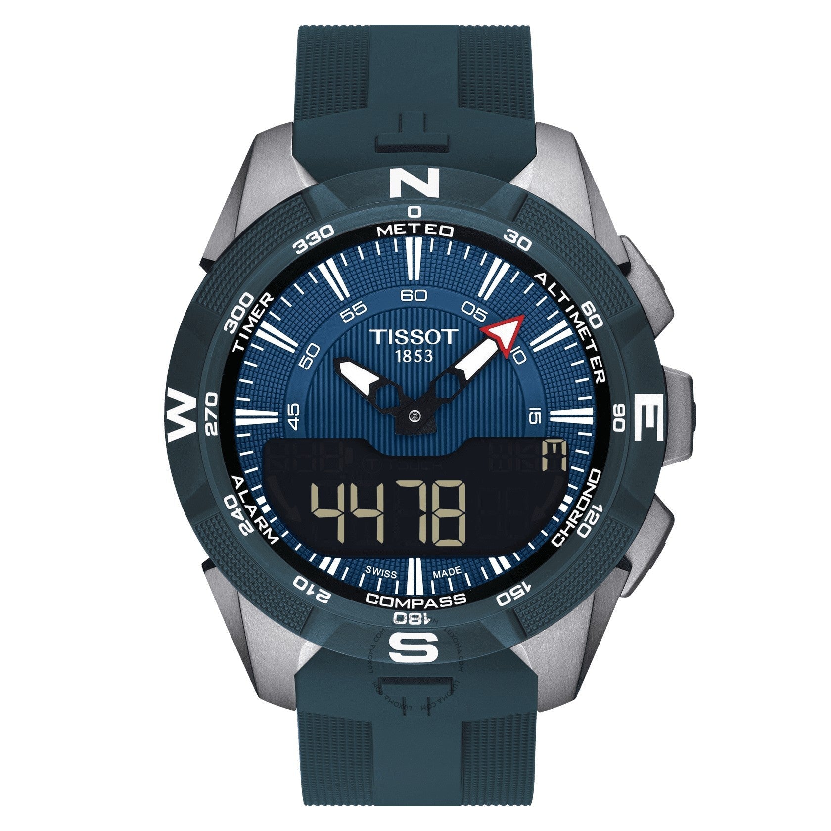 Tissot T Touch Quartz Blue Dial Men's Watch T110.420.47.041.00