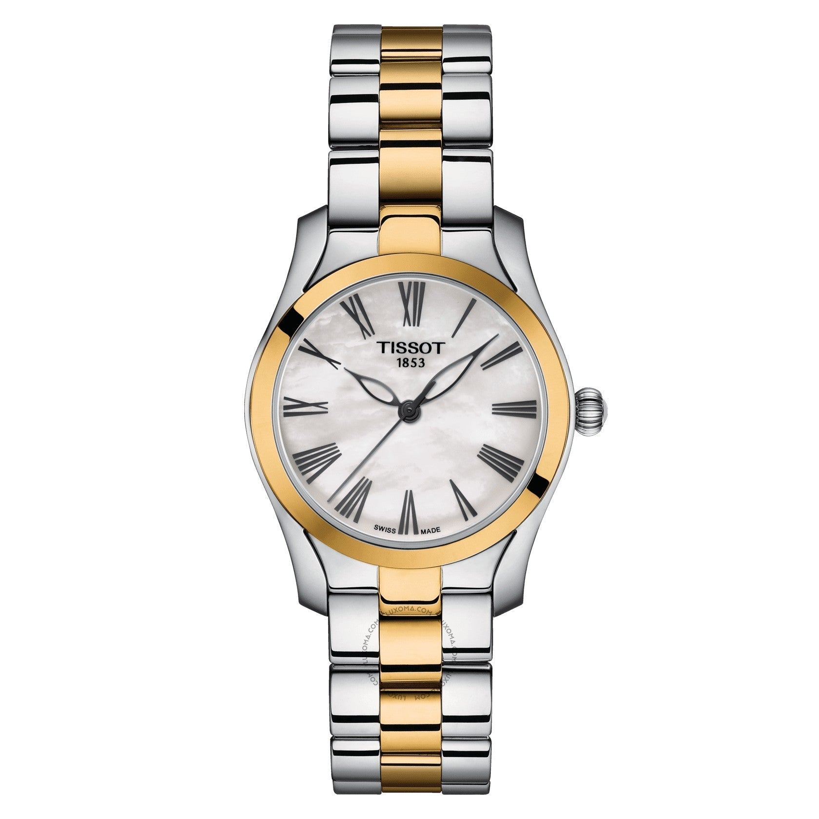 Tissot T-Lady Quartz White Mother-of-Pearl Dial Ladies Watch T112.210.22.113.00