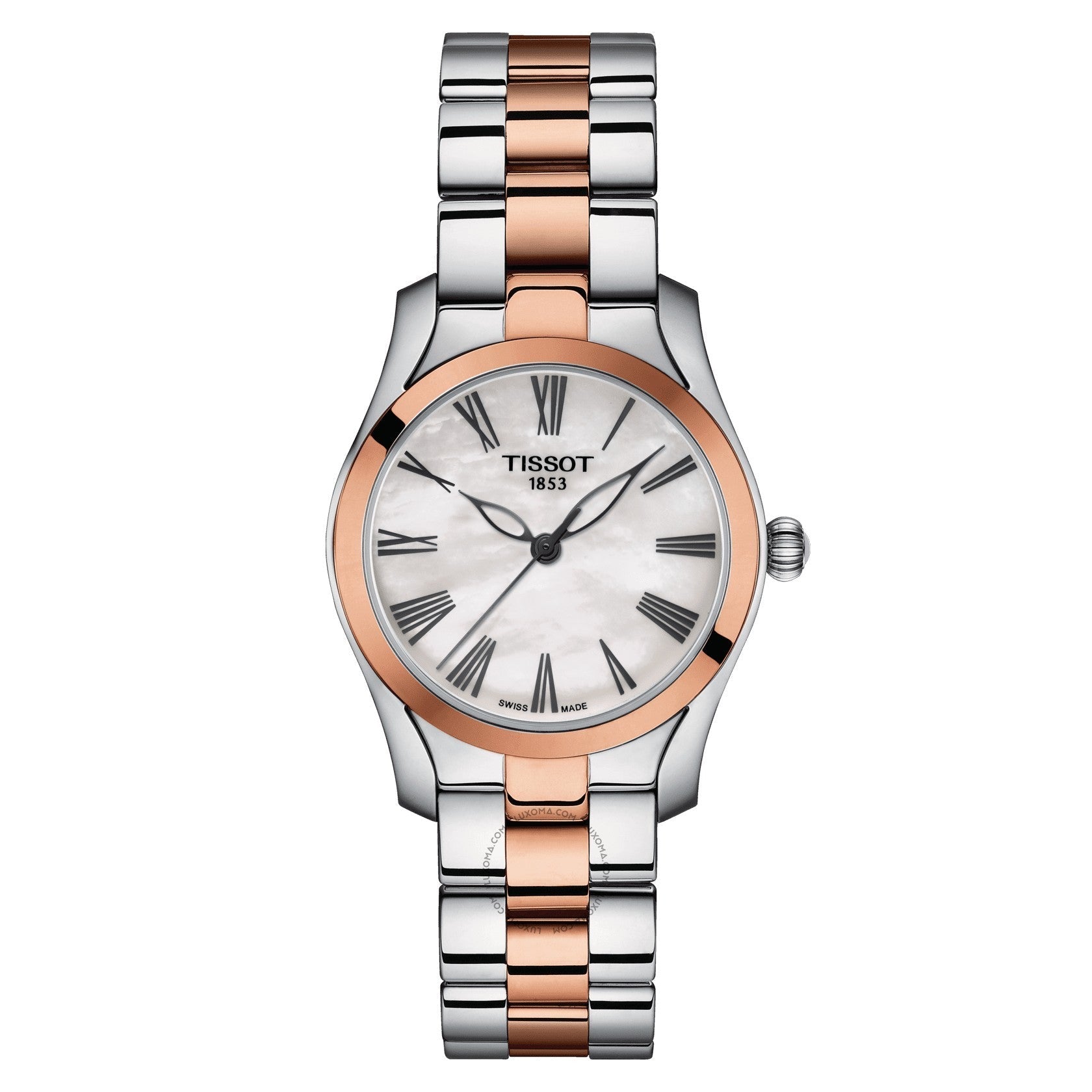 Tissot T-Lady Quartz White Mother-of-Pearl Dial Ladies Watch T112.210.22.113.01